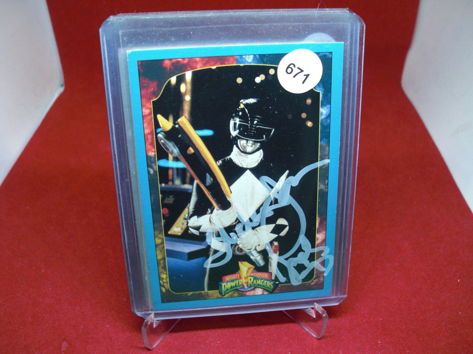 1994 mighty Power Rangers card (1 of 1)