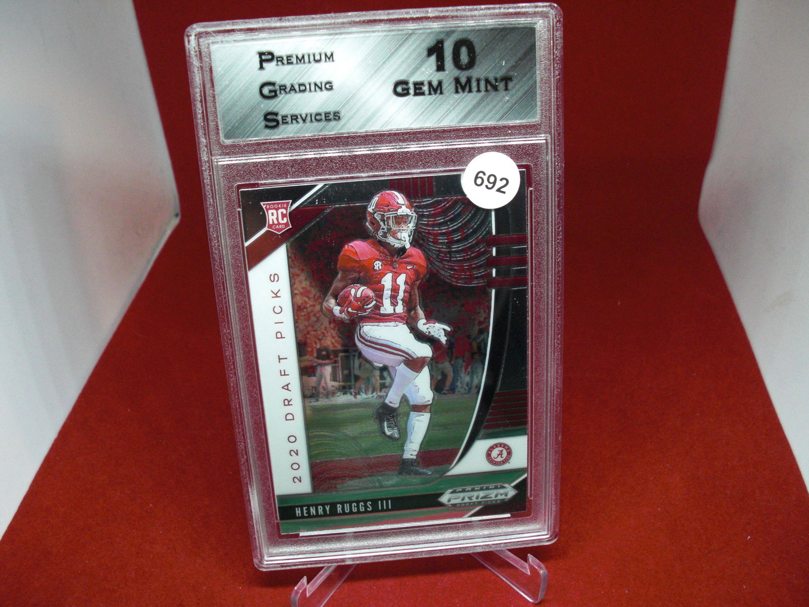 PGS gem 10 Henry ruggs rookie card (1 of 1)