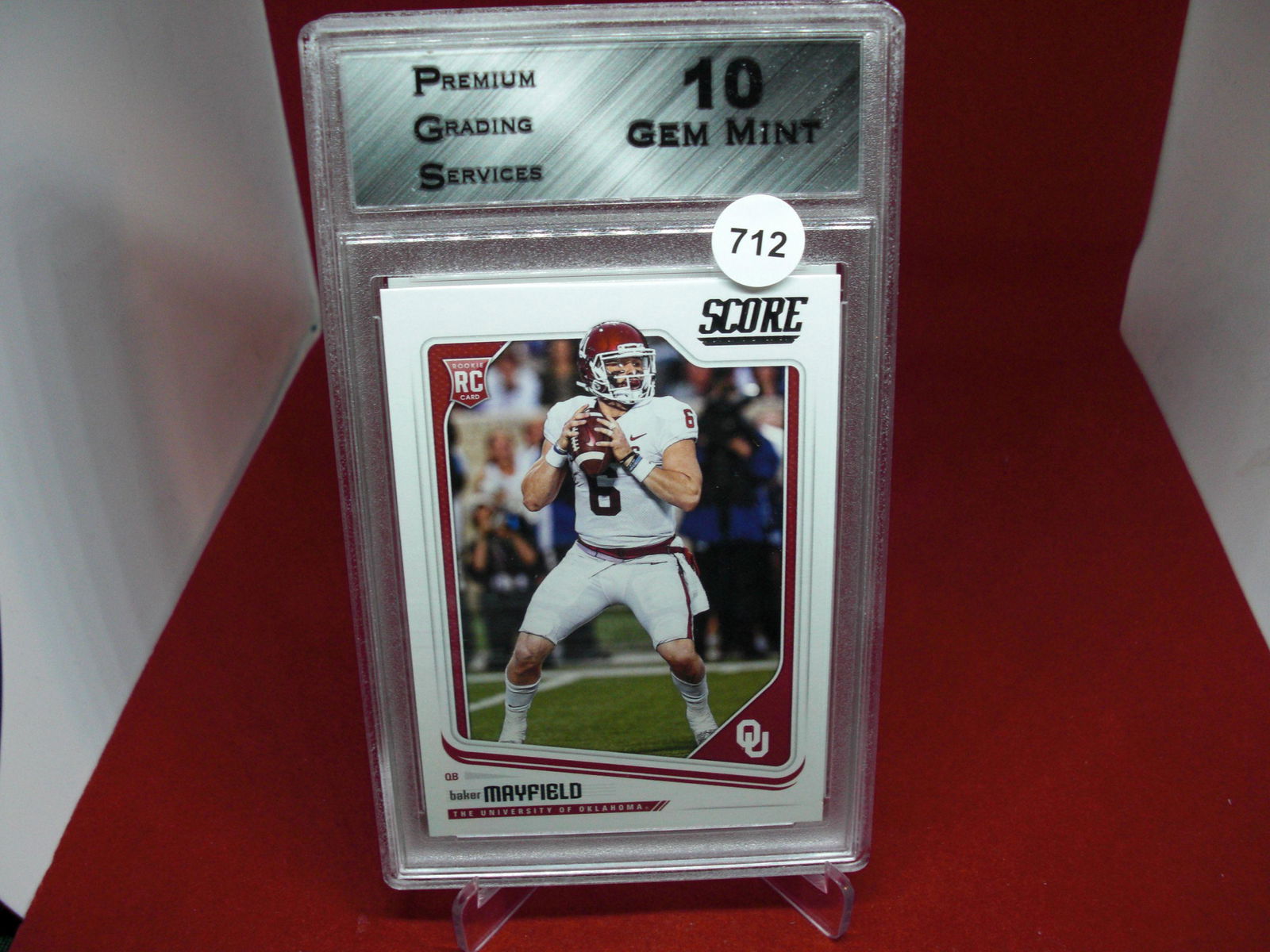 PGS gem 10 Baker Mayfield rookie card (1 of 1)