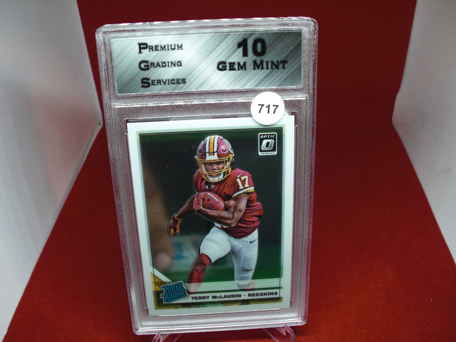 PGS gem 10 terry mclaurin rated rookie (1 of 1)