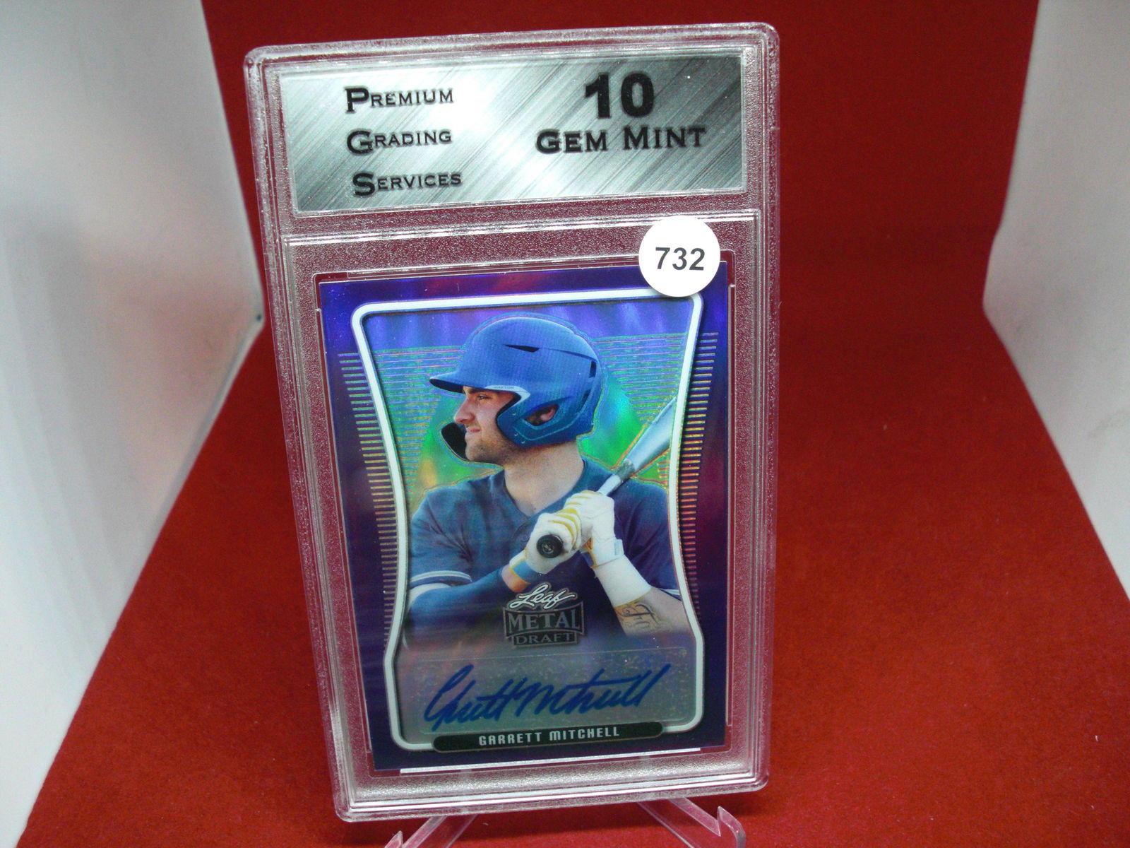 PGS gem 10 garrett mitchell leaf metal auto 9/25 (1 of 1)