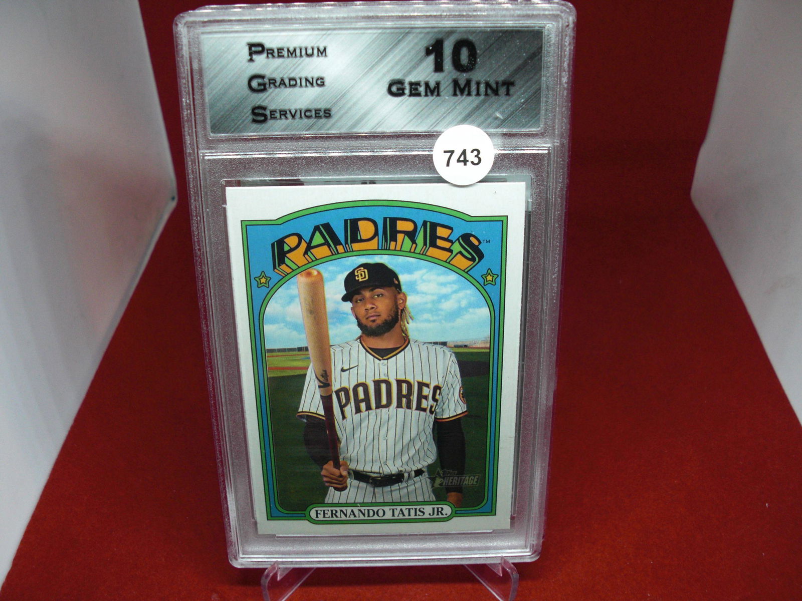 PGS gem 10 fernando tatis jr topps heritage (1 of 1)