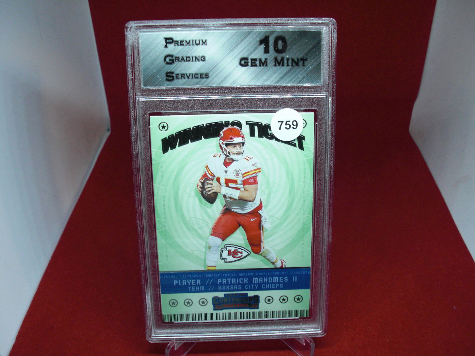 PGA gem 10 patrick mahomes nba hoops (1 of 1)