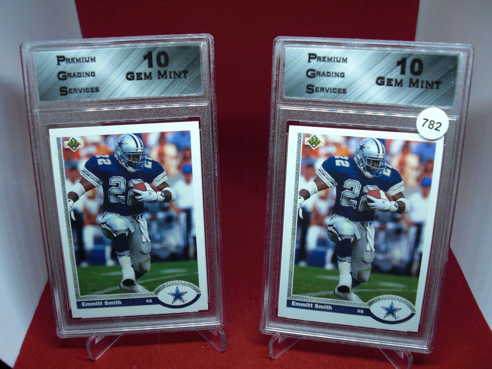 (2) PGA gem 10 emmitt smith upper deck (1 of 1)