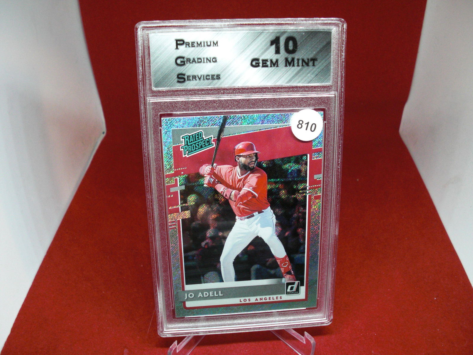 PGA gem 10 Jo adell silver sparkle rated rookie (1 of 1)
