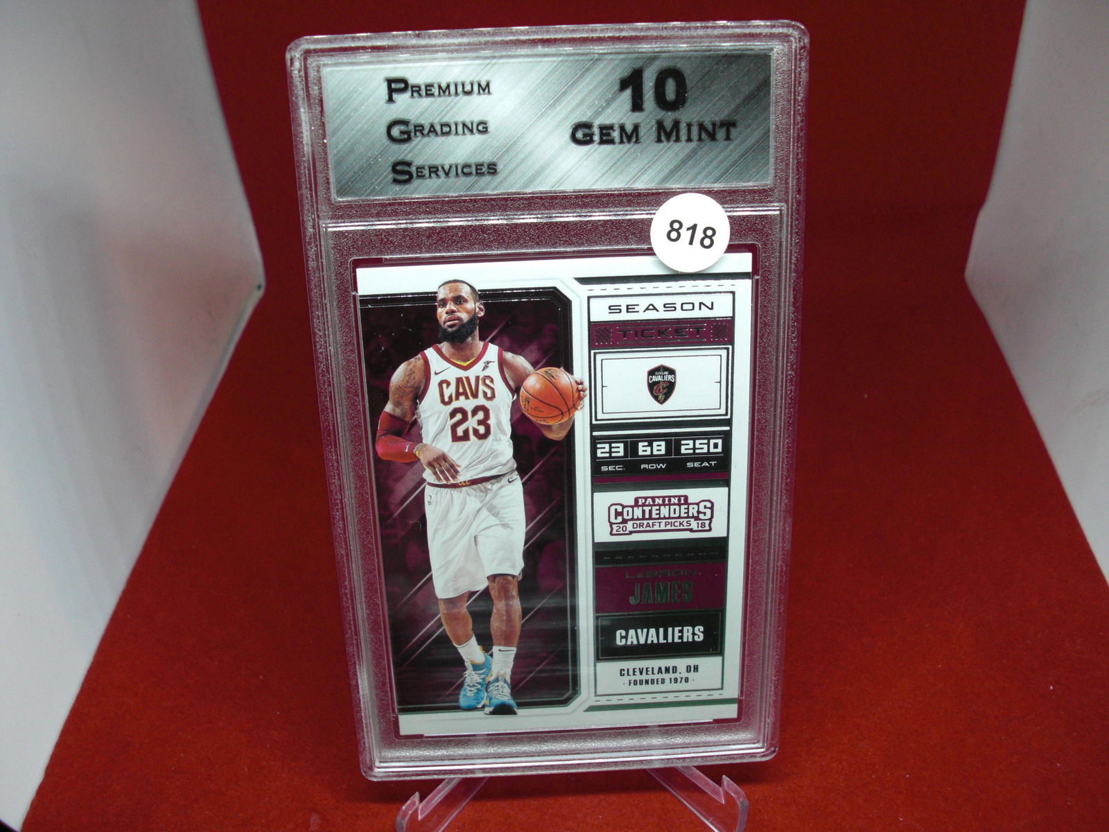 PGA gem 10 LeBron James season ticket (1 of 1)