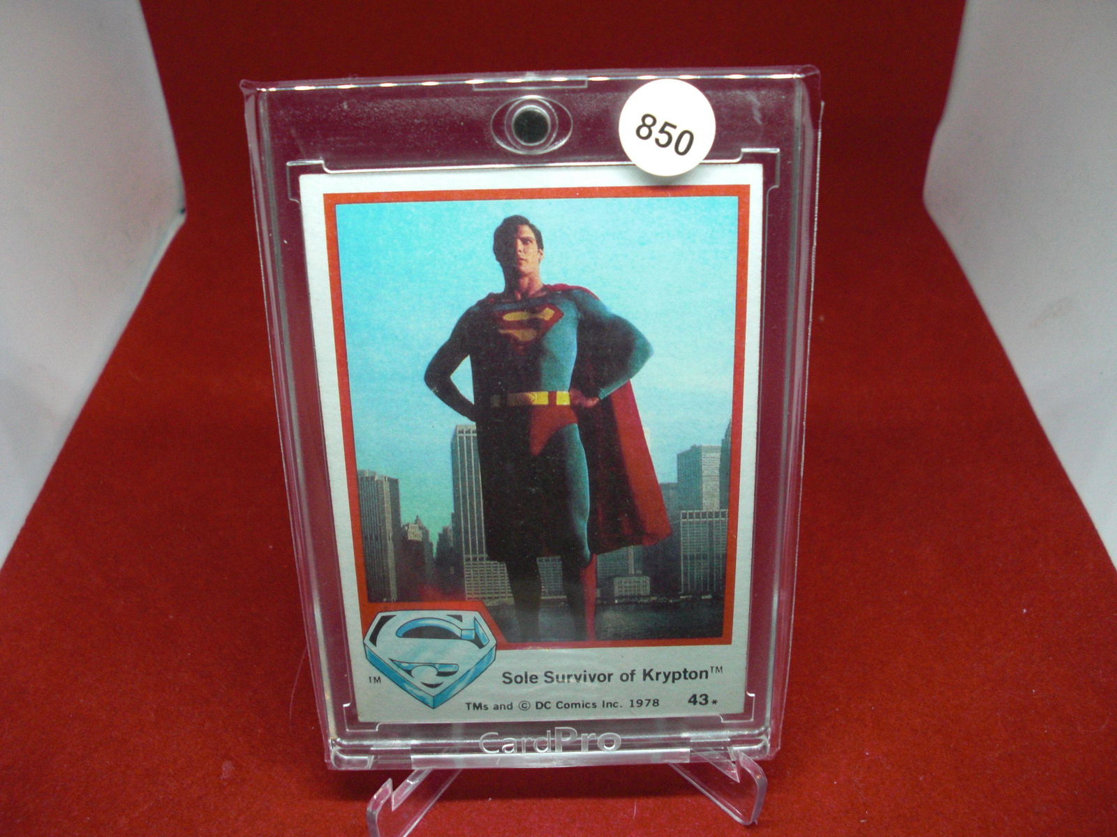 1978 Superman card (1 of 1)