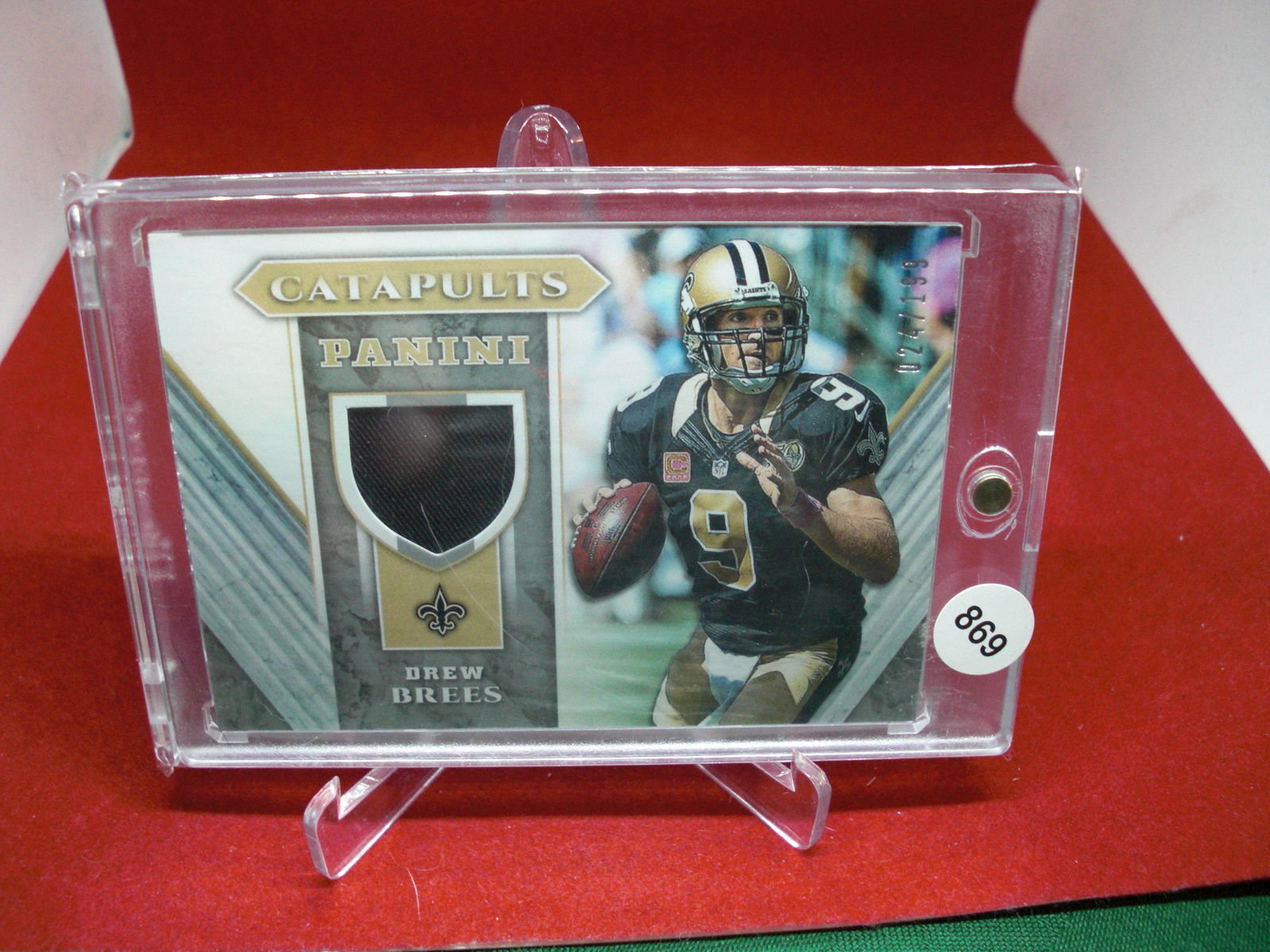 Drew Brees number jersey card 024/199 (1 of 1)