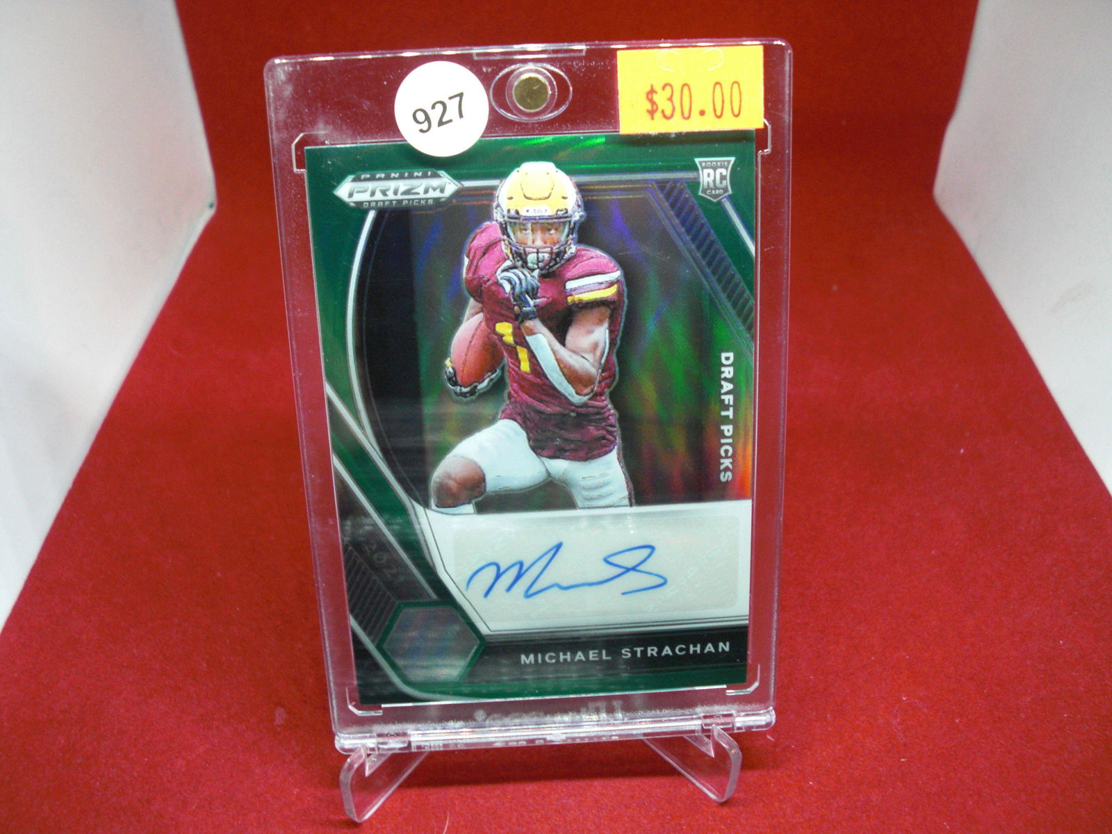michael strachan green prizm auto (1 of 1)