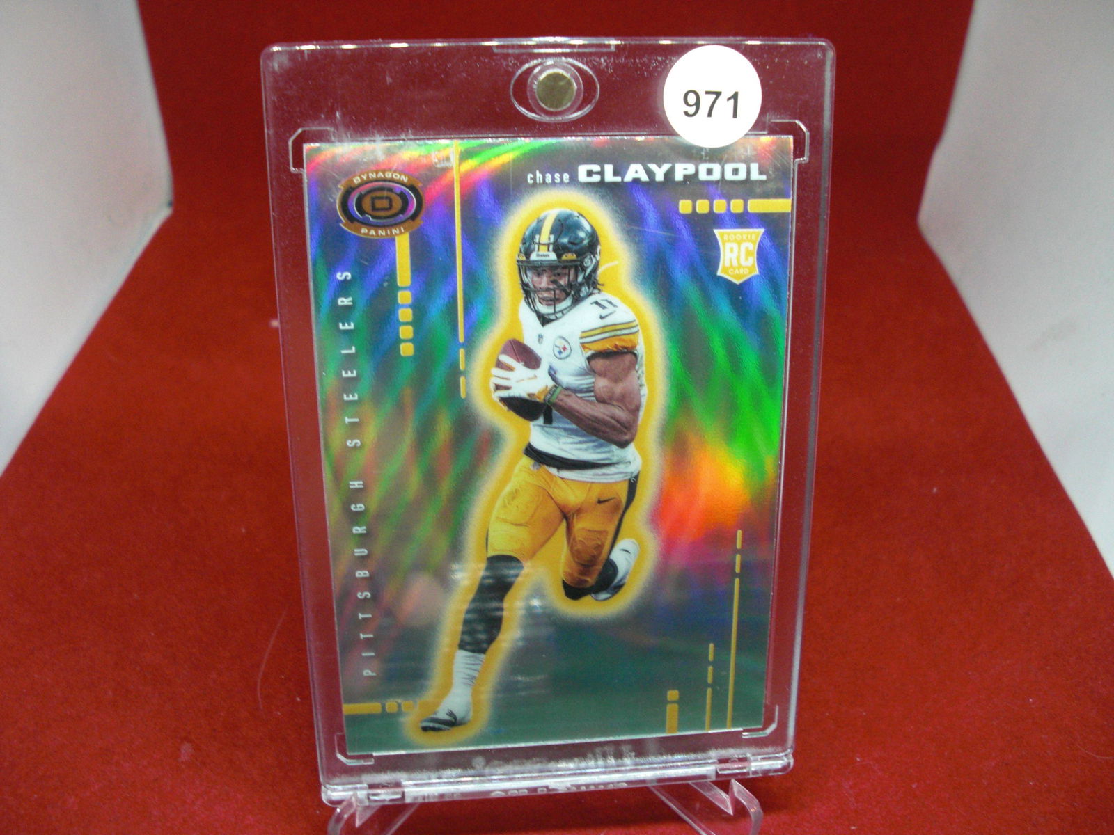 chase claypool silver holo rookie (1 of 1)