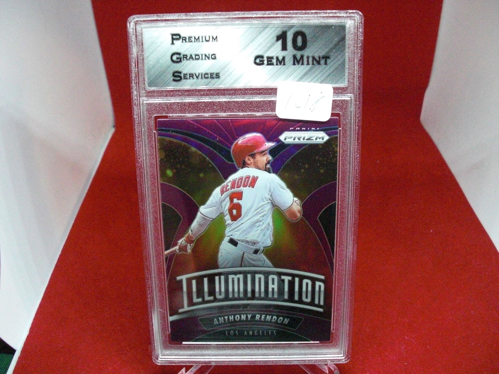 anthony rendon pink holo prizm: graded card
