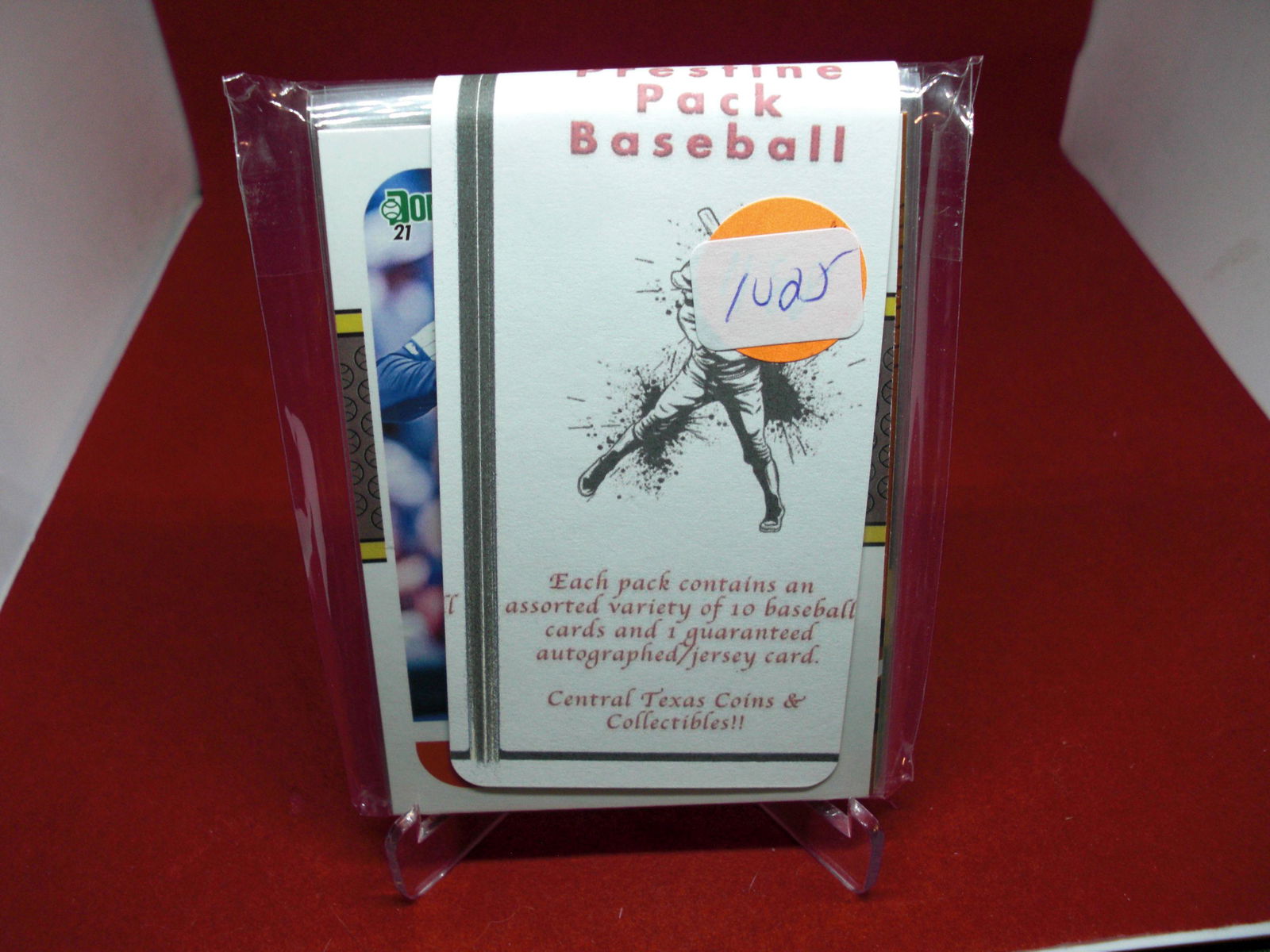 prestine pack baseball with jersey or auto (1 of 1)