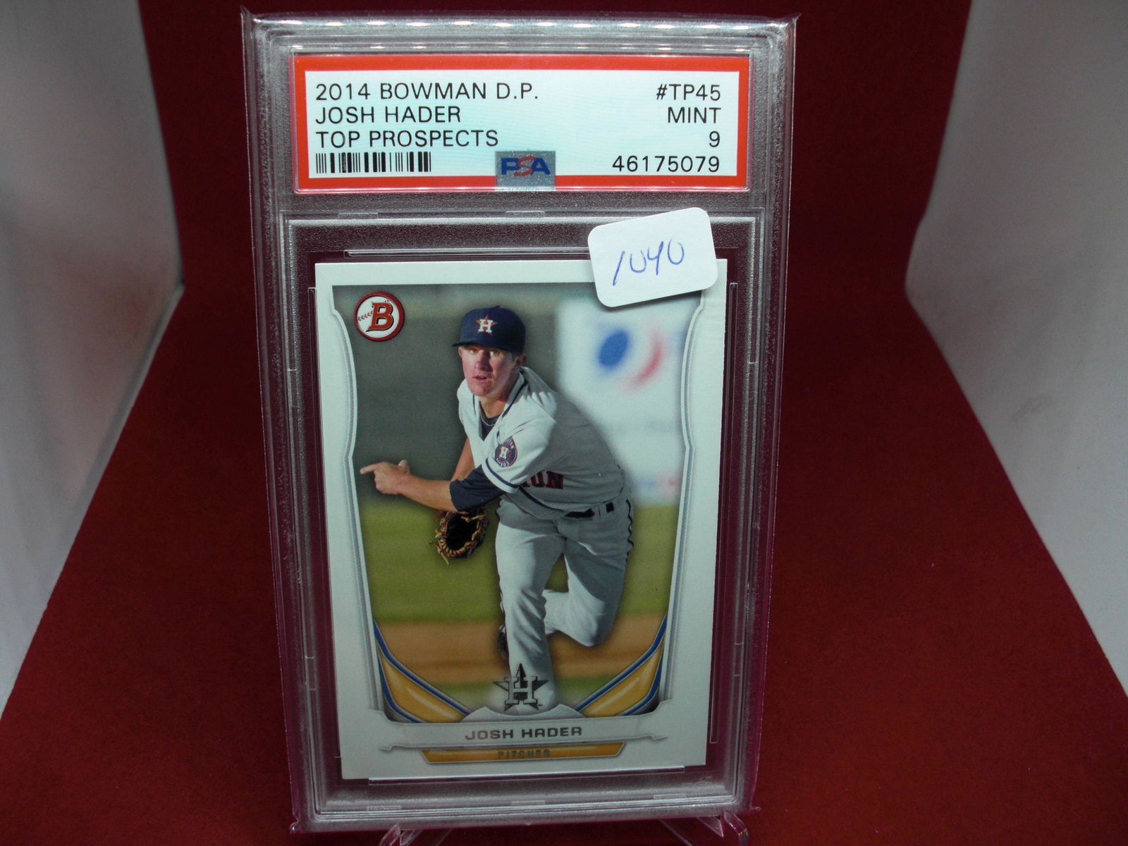 PSA 9 josh hader bowman prospect (1 of 1)