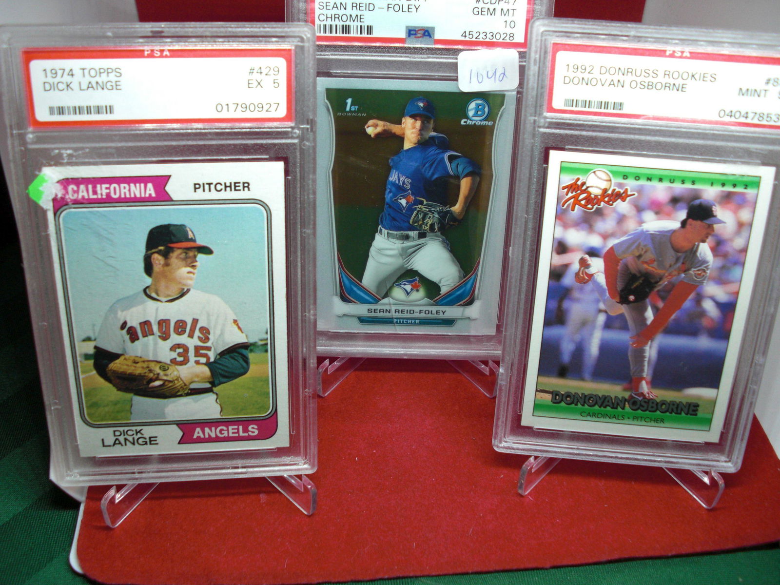 lot of 3 psa graded baseball cards (1 of 1)