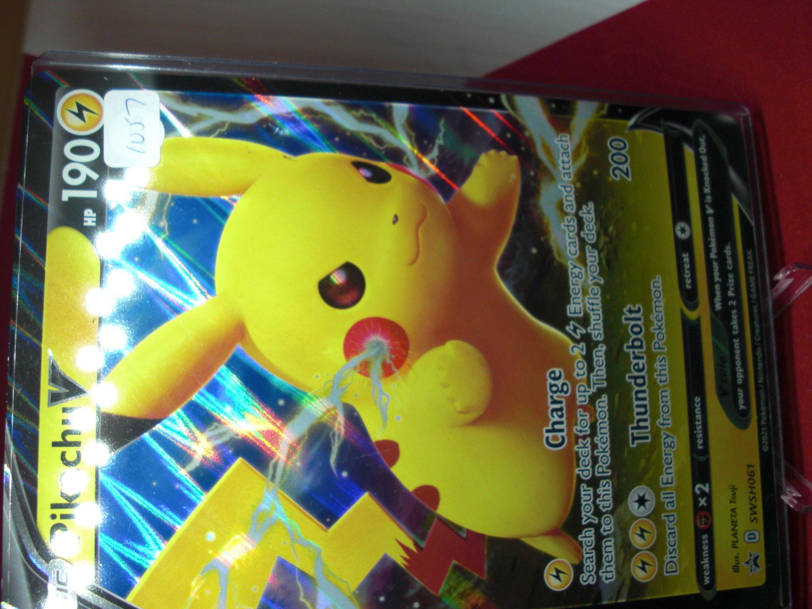pikachu v jumbo 5x7 box topper: pikachu v jumbo 5x7 box topper
