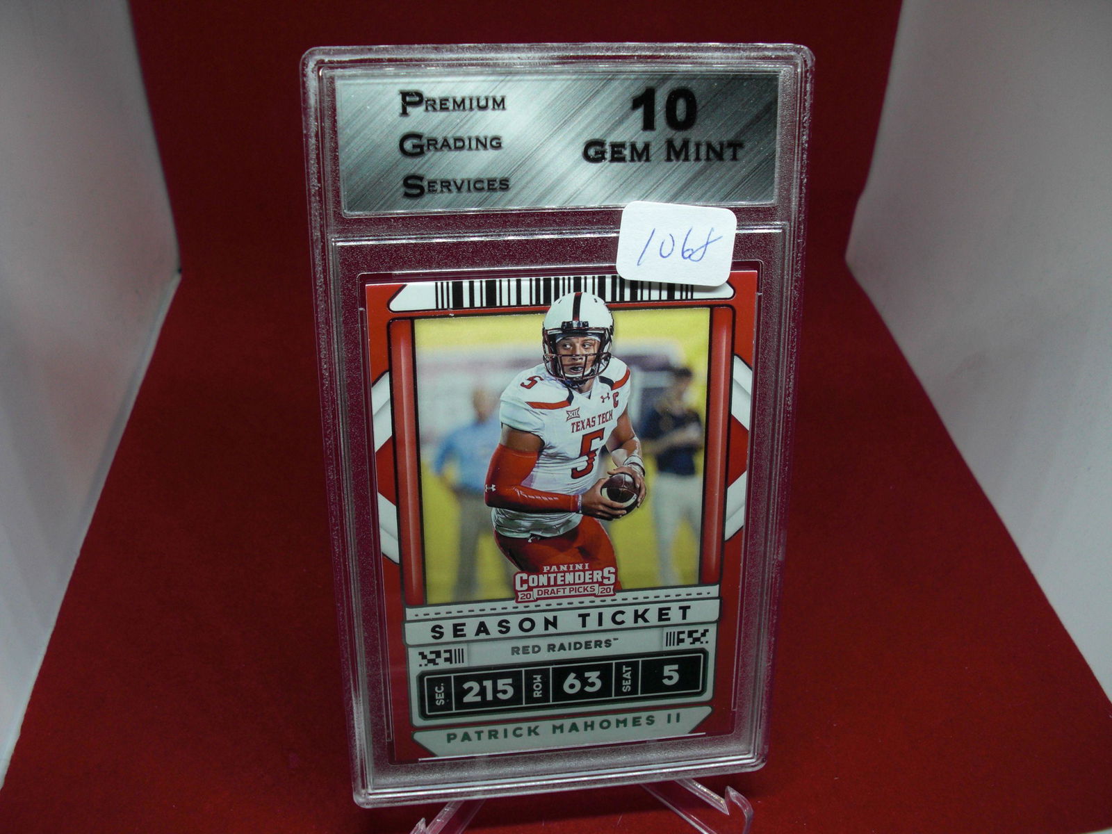 PGS 10 Patrick Mahomes season ticket (1 of 1)