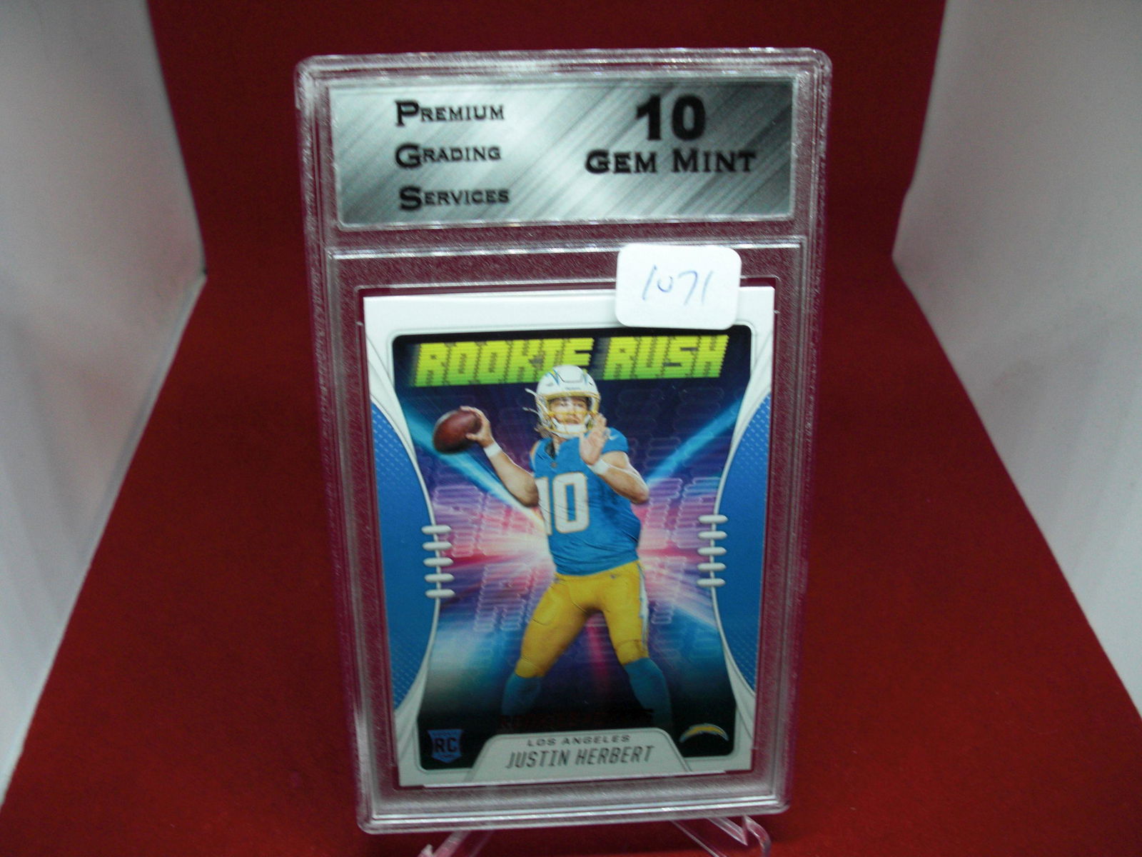 PGS 10 justin herbert rookie rush (1 of 1)