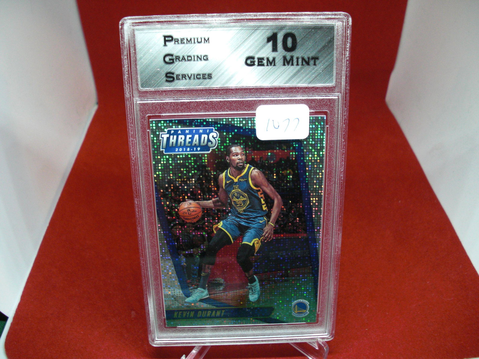 PGS 10 kevin durant panini threads: platinum label grading service