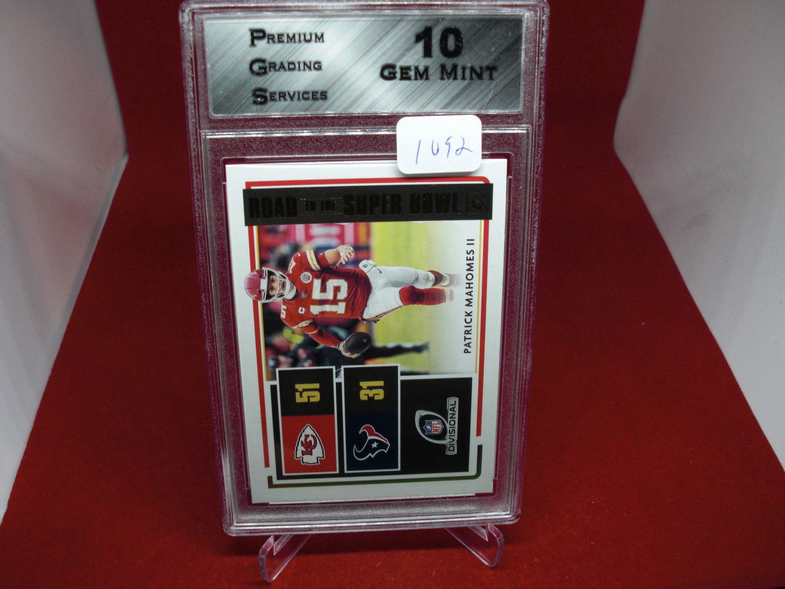 PGS 10 patrick mahomes super bowl insert (1 of 1)