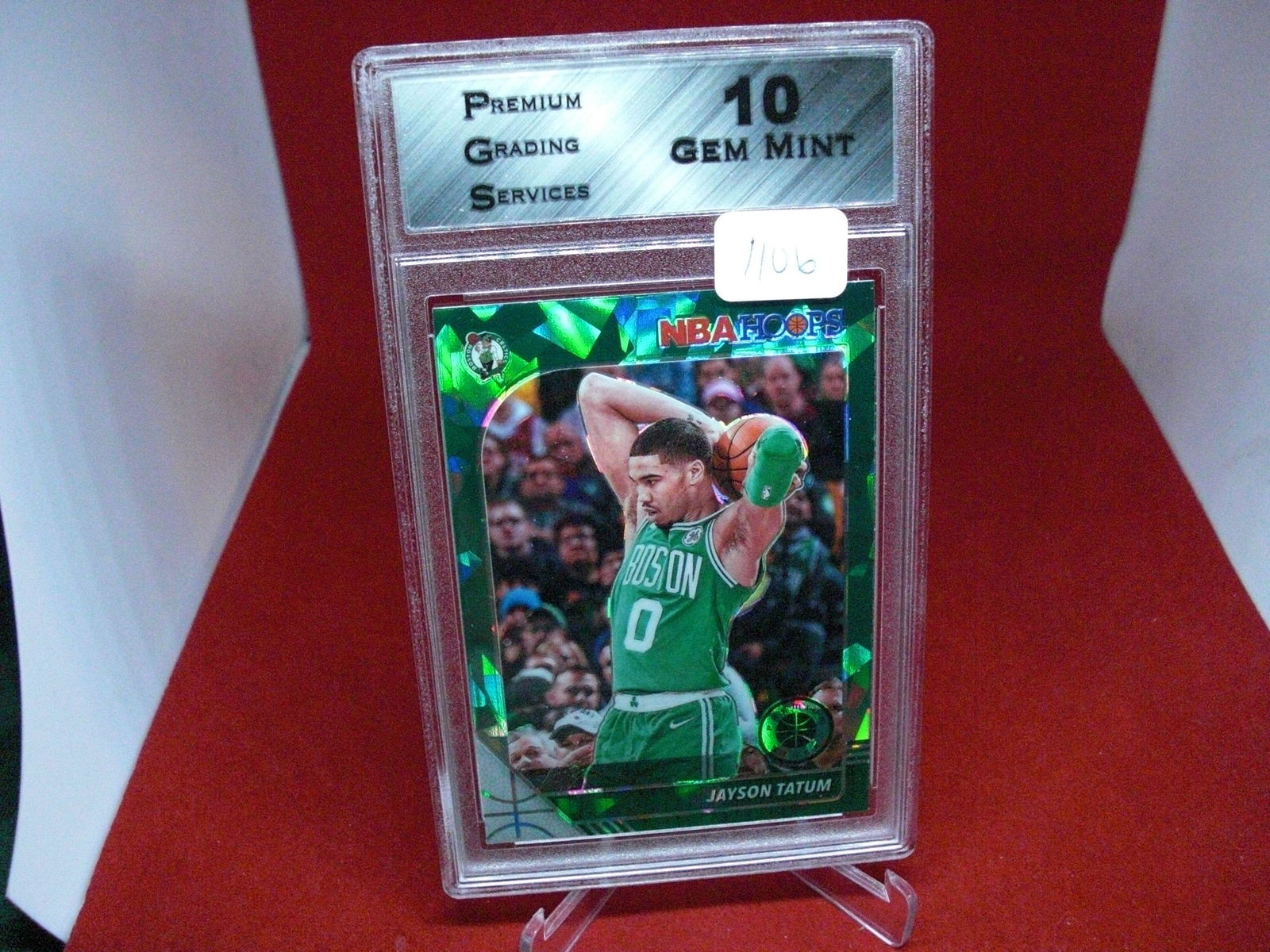 PGS 10 jayson tatum green cracked ice (1 of 1)