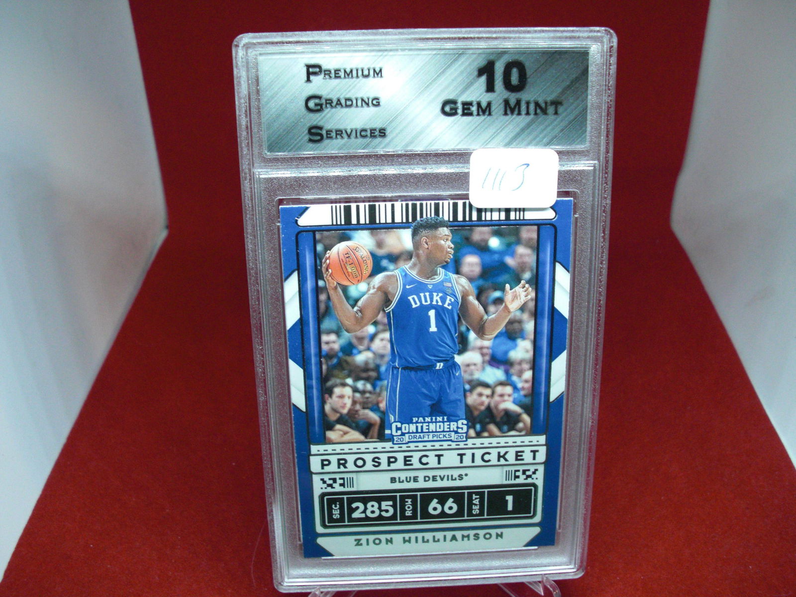 PGS 10 zion williamson prospect ticket (1 of 1)