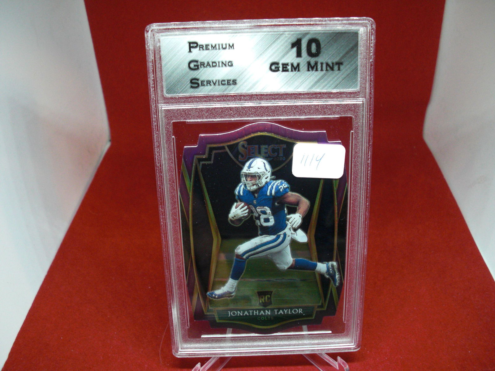 PGS 10 johanthan taylor purple die cut rookie (1 of 1)