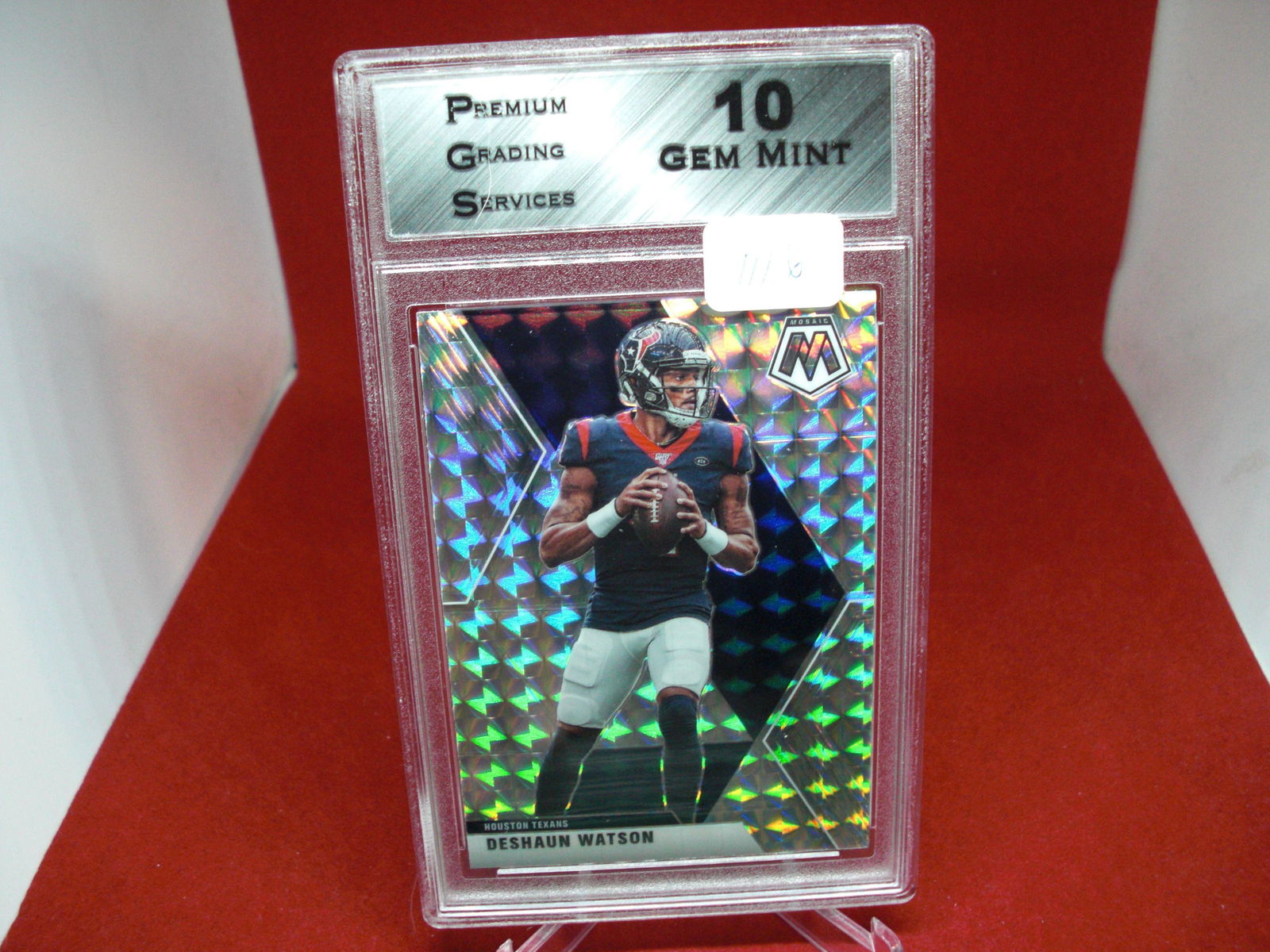 PGS 10 Deshaun Watson silver mosaic (1 of 1)