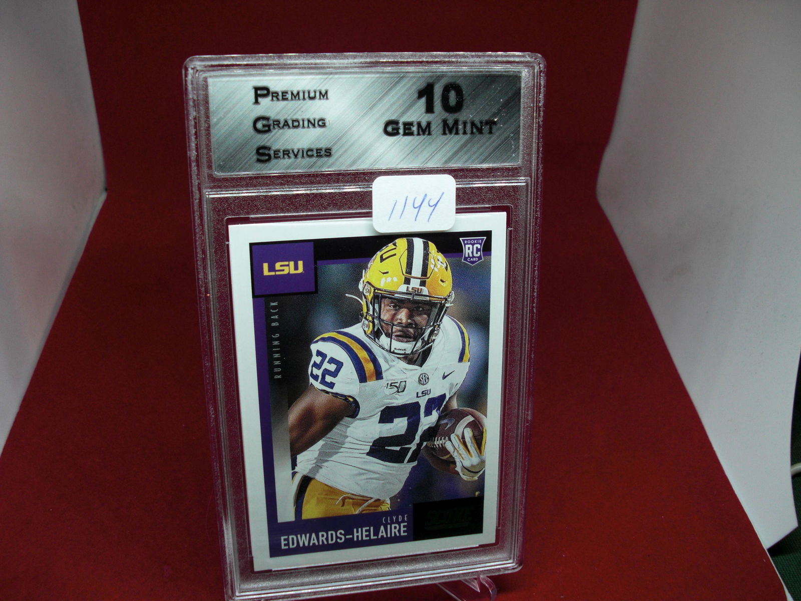 PGS 10 Clyde Edwards helaire rookie card (1 of 1)