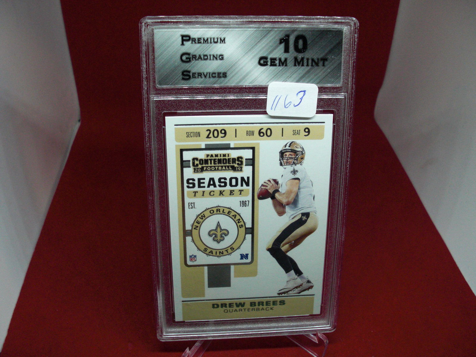 PGS 10 Drew Brees season ticket (1 of 1)