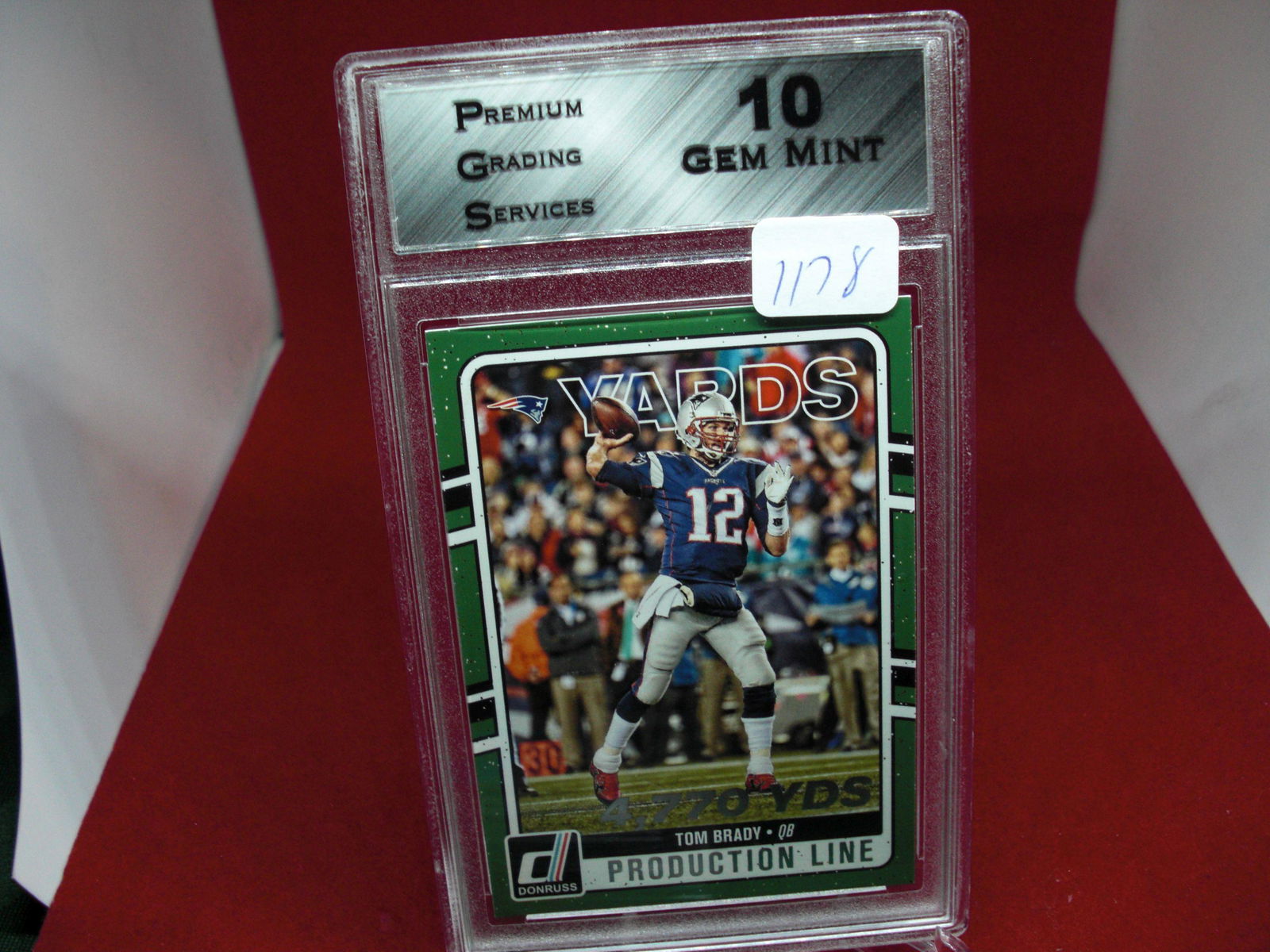 PGS 10 Tom Brady donruss production line (1 of 1)