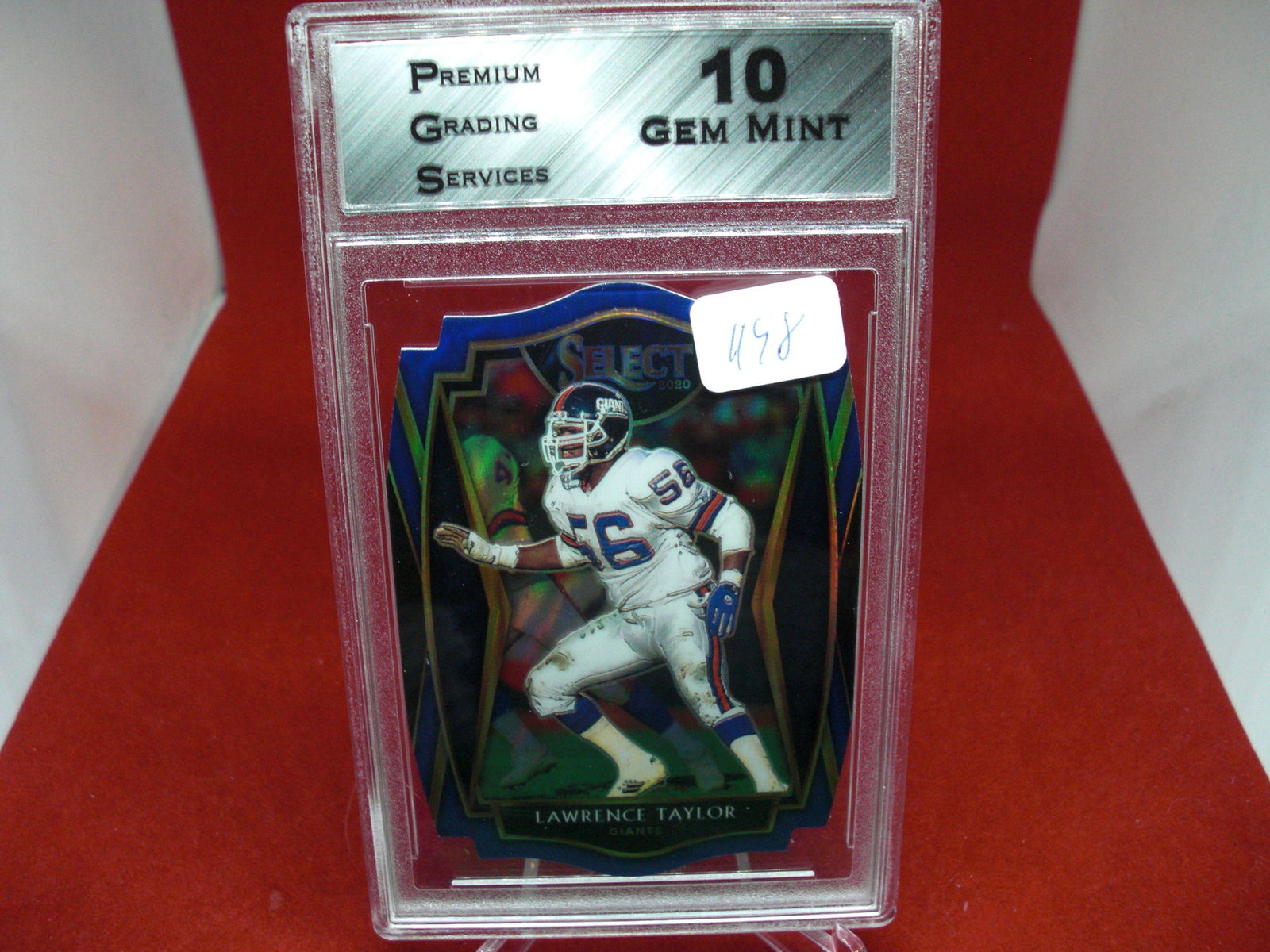 PGS 10 Lawrence Taylor blue select diecut (1 of 1)