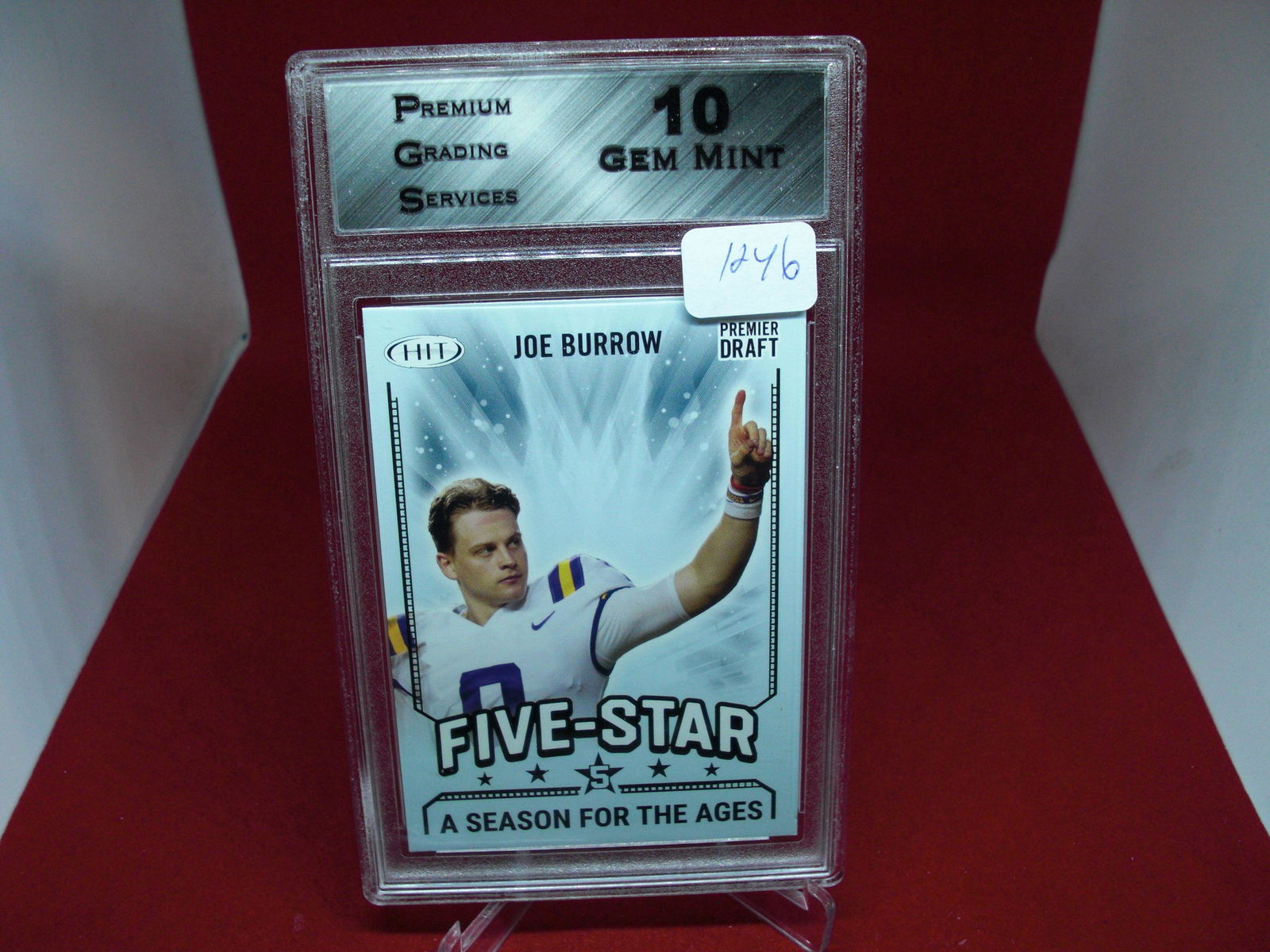 PGS 10 JOE BURROW ROOKIE CARD (1 of 1)