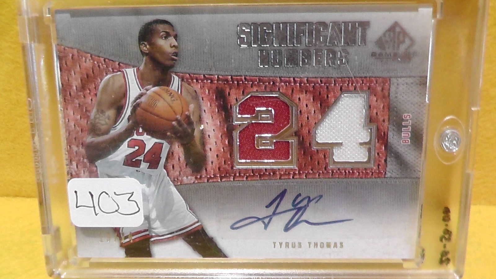 Tyrus Thomas Signature Patch 19/24 (1 of 1)