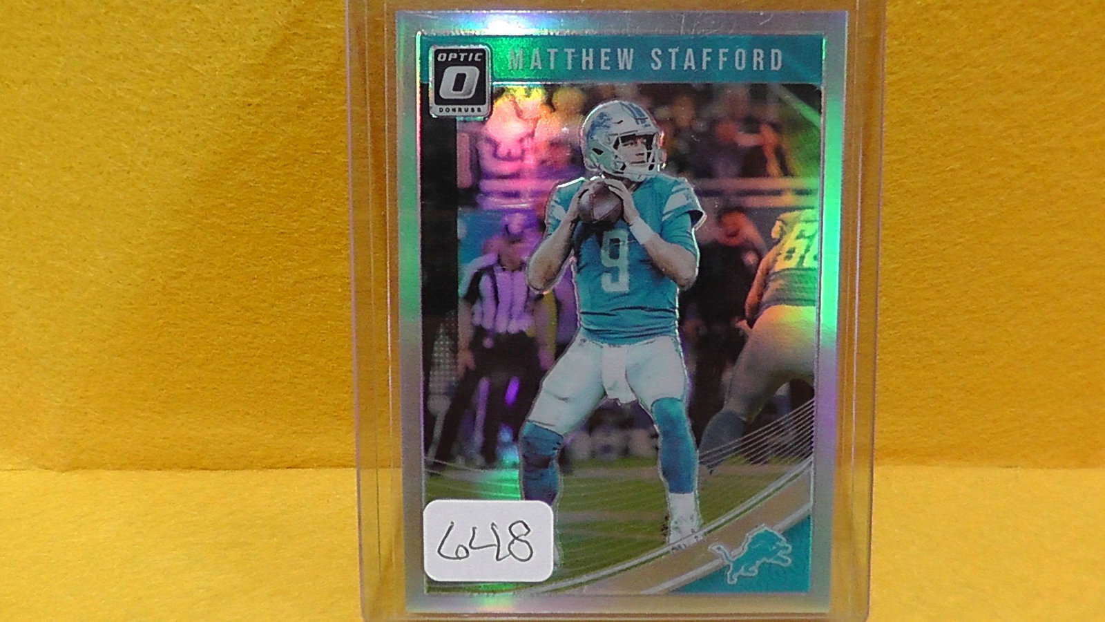 Matthew Stafford Silver Prizm (1 of 1)