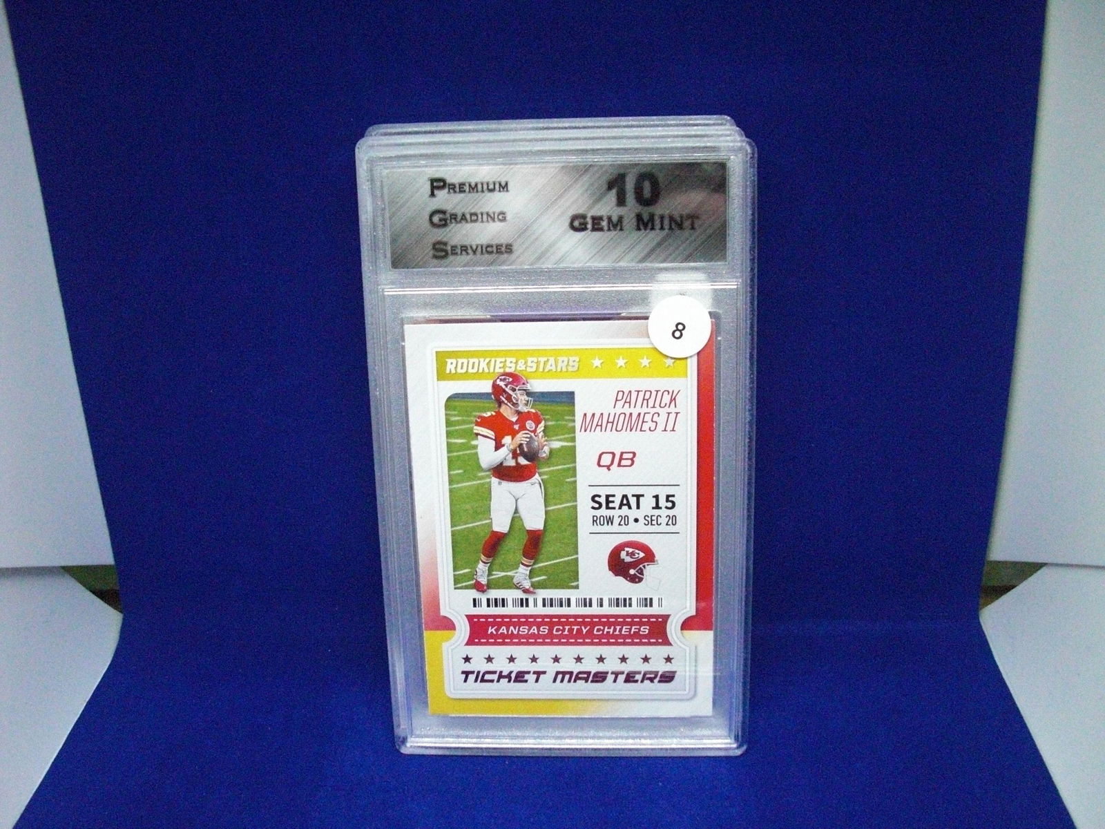 PGS 10 Patrick Mahomes II ticket masters (1 of 1)