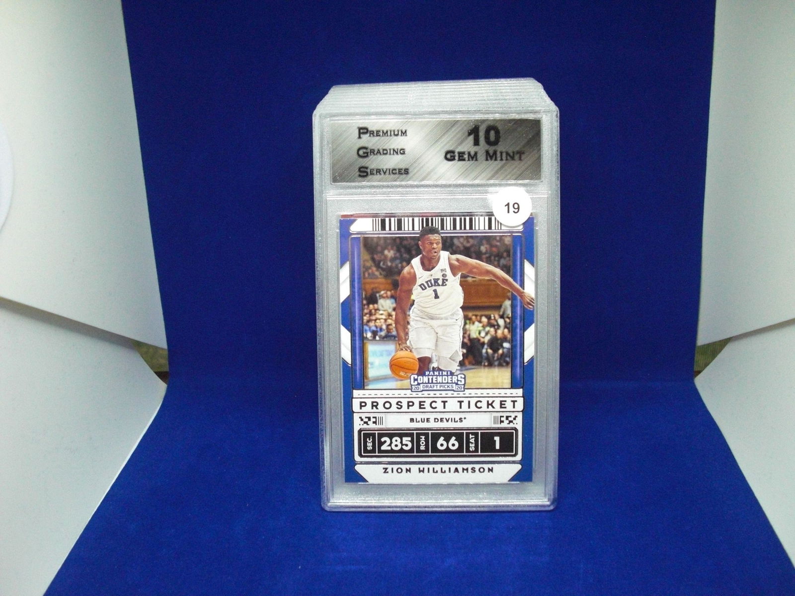 PGS Gem 10 Zion Williamson prospect ticket (1 of 1)