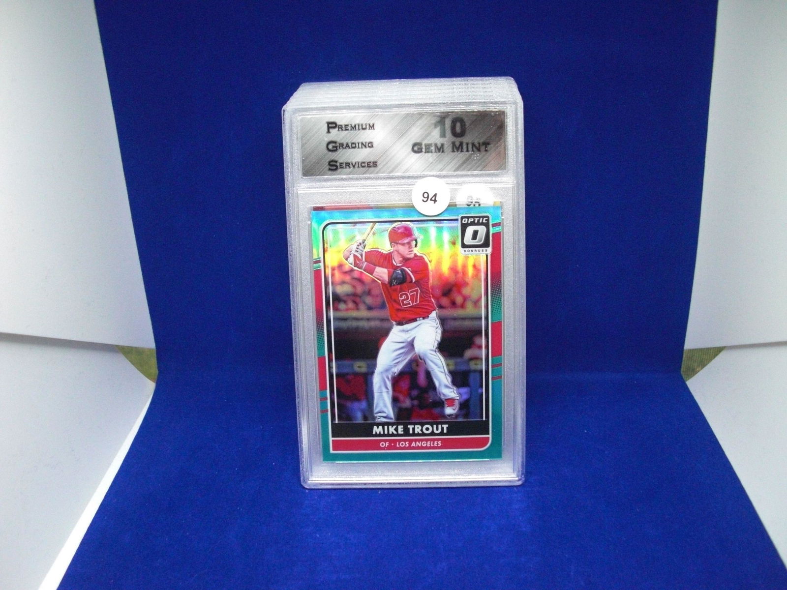 PGS Gem 10 mike trout blue optic 241/299 (1 of 1)