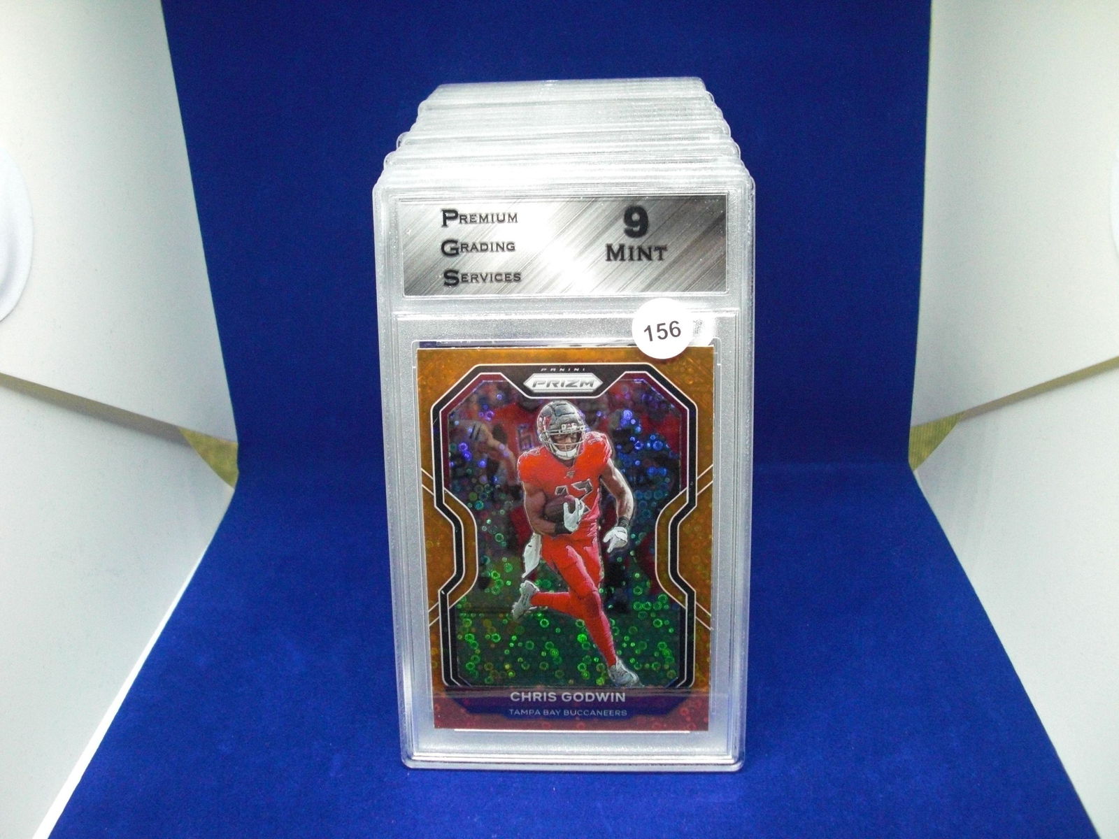 PGS 9 MINT Chris Godwin orange prison refractor (1 of 1)