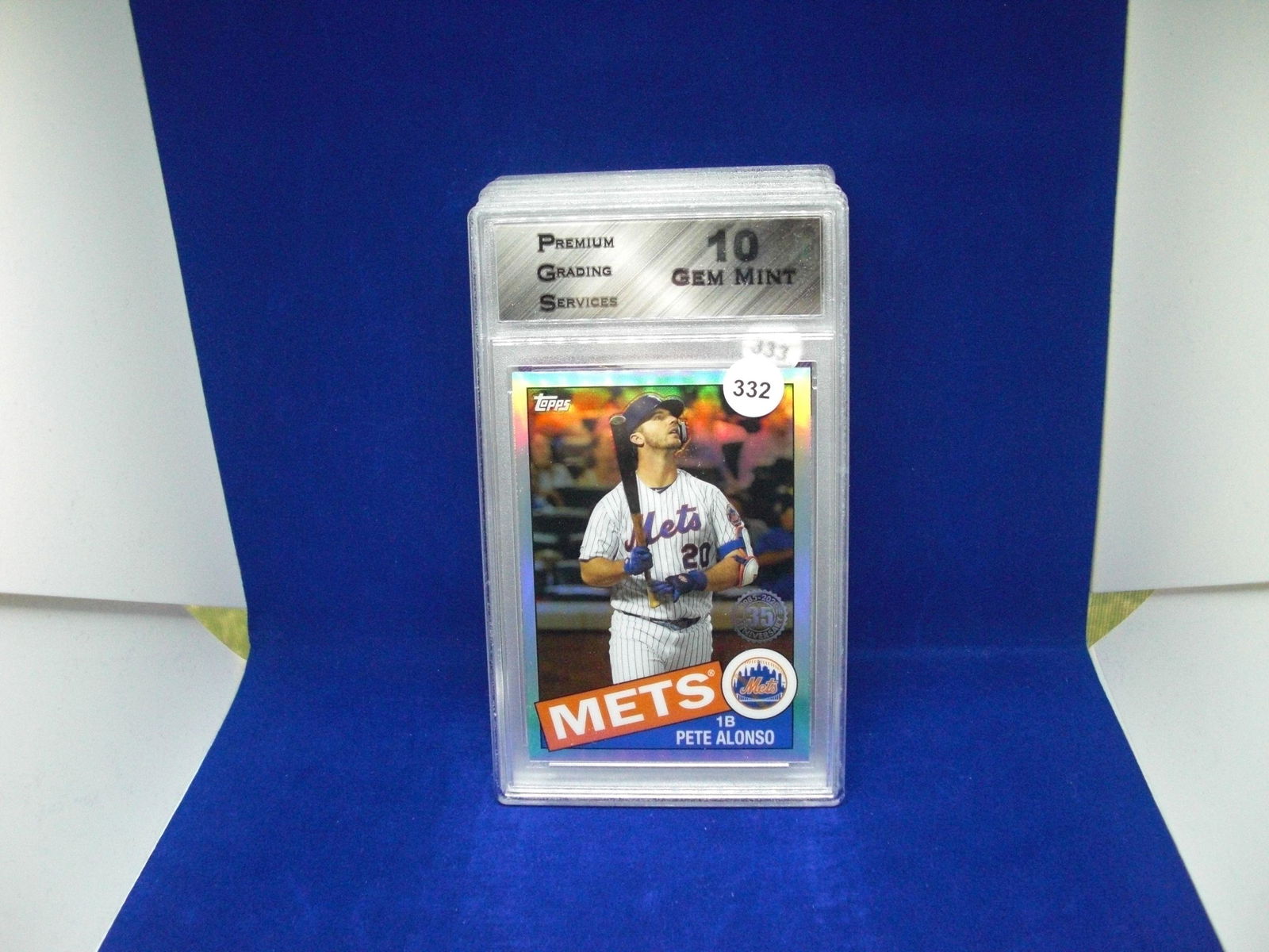 PGS gem 10 pete alonso refractor (1 of 1)