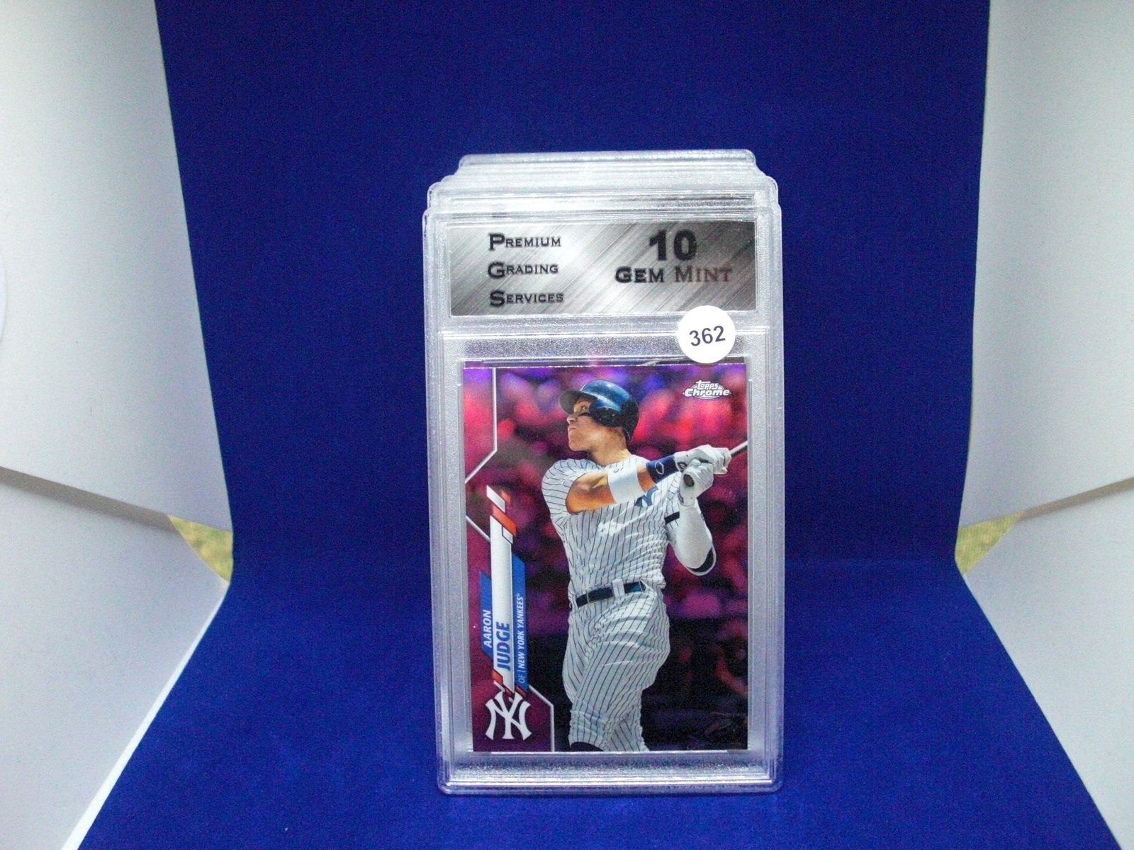 PGS 10 Aaron judge pink refractor (1 of 1)