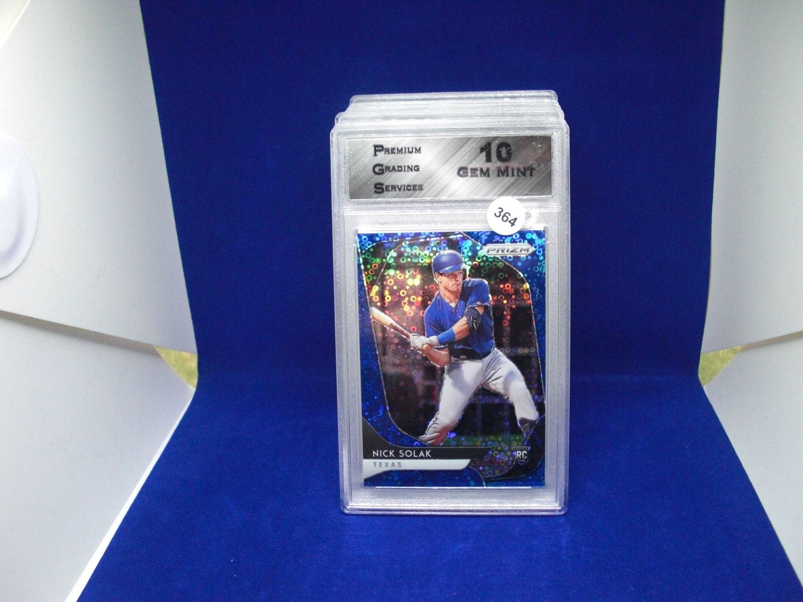 PGS 10 nick solak blue disco rookie 050/199 (1 of 1)