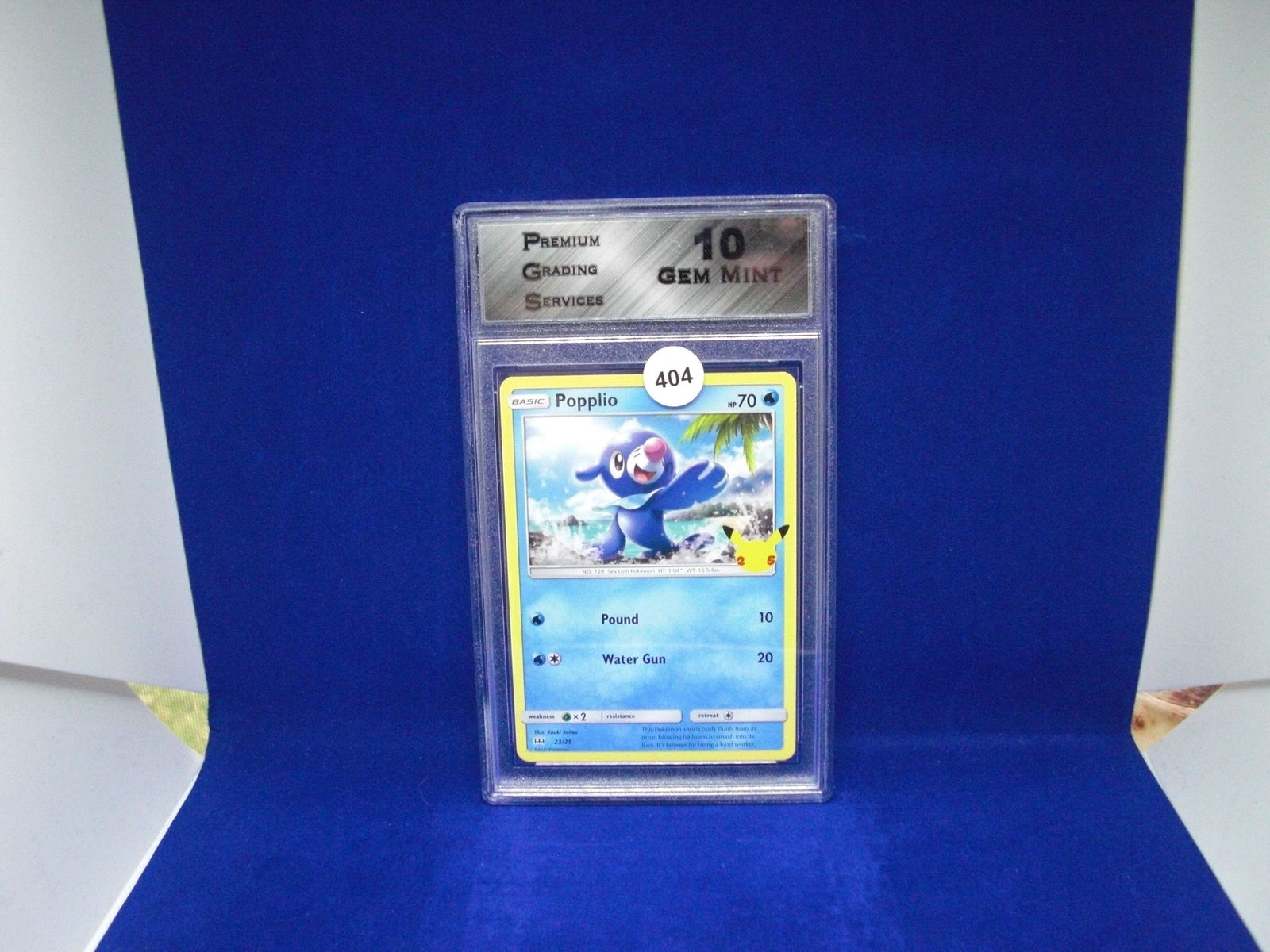 PGS 10 popplio pokemon card (1 of 1)