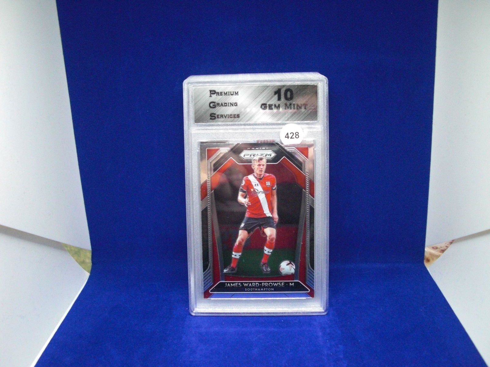 PGS 10 james ward prowse prizm soccer: platinum label graded sports card
