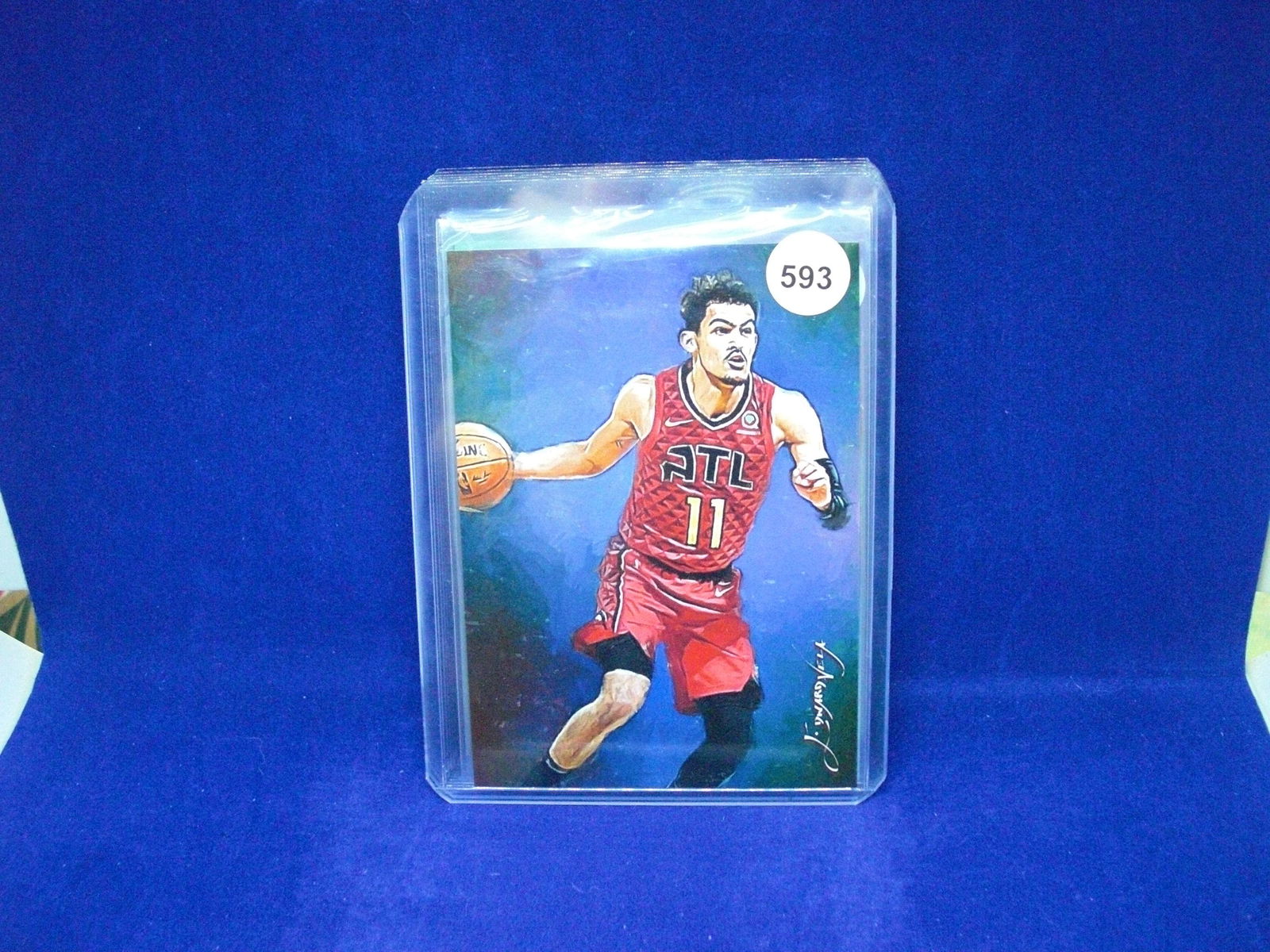 Trae young numbered sketch card 43/50 (1 of 1)