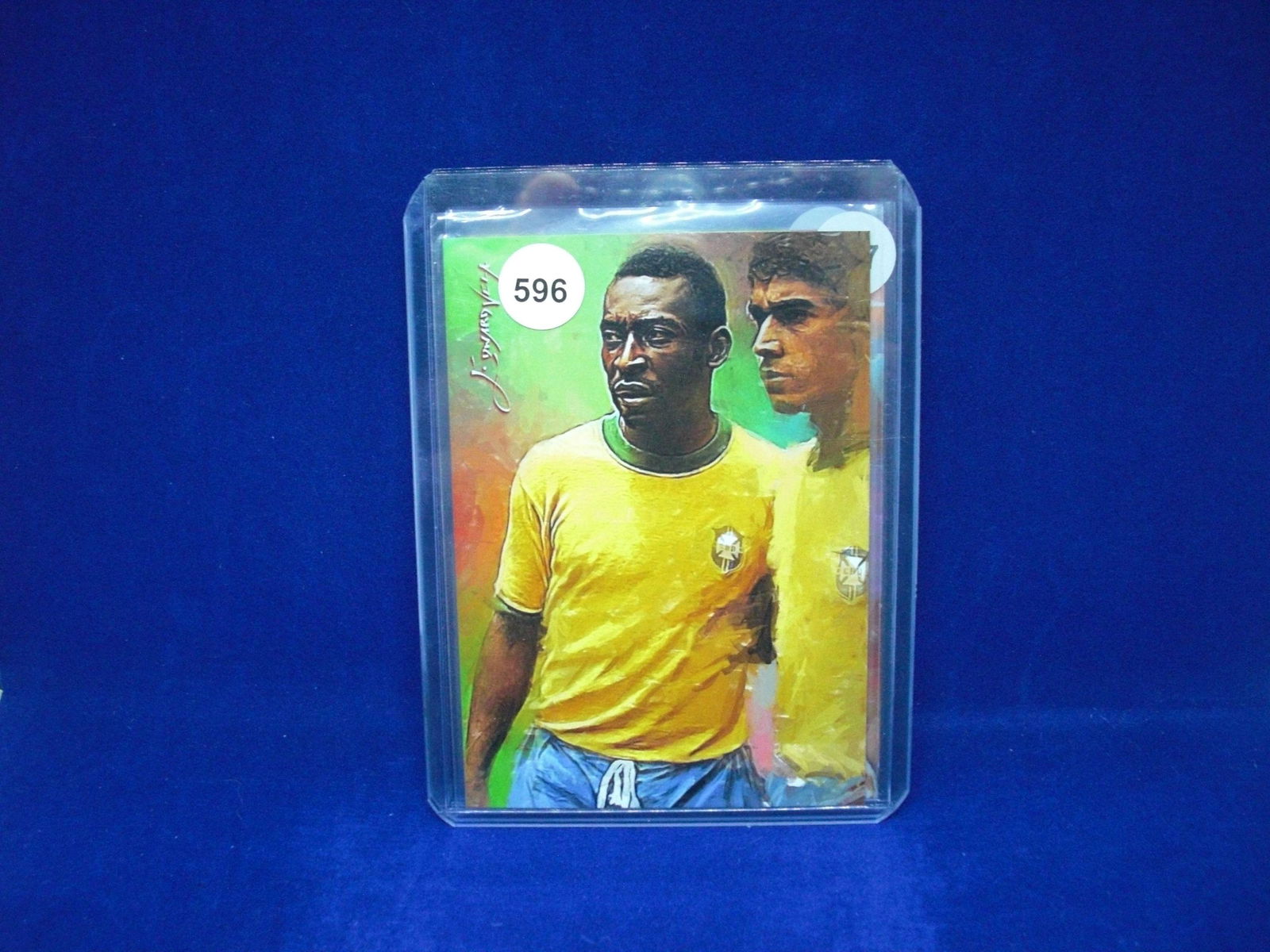 Pele numbered sketch card 46/50 (1 of 1)