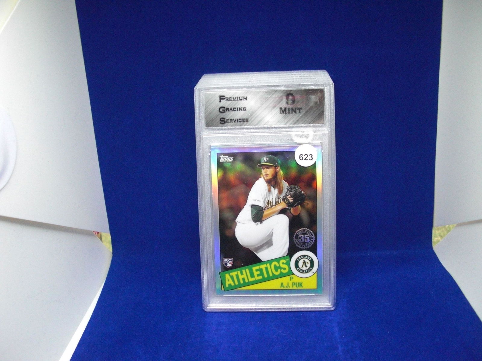 PGS 9 mint aj puk rookie refractor (1 of 1)