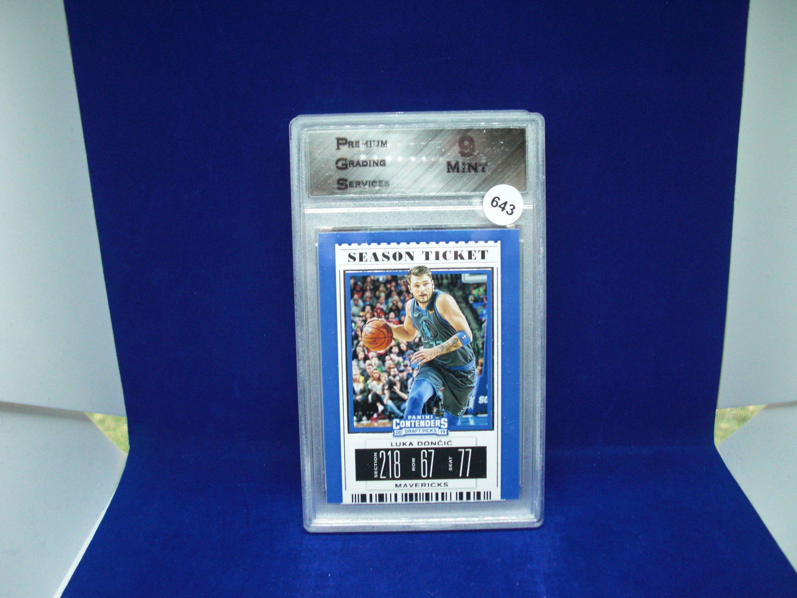 PGS 9 mint Luka doncic season ticket (1 of 1)