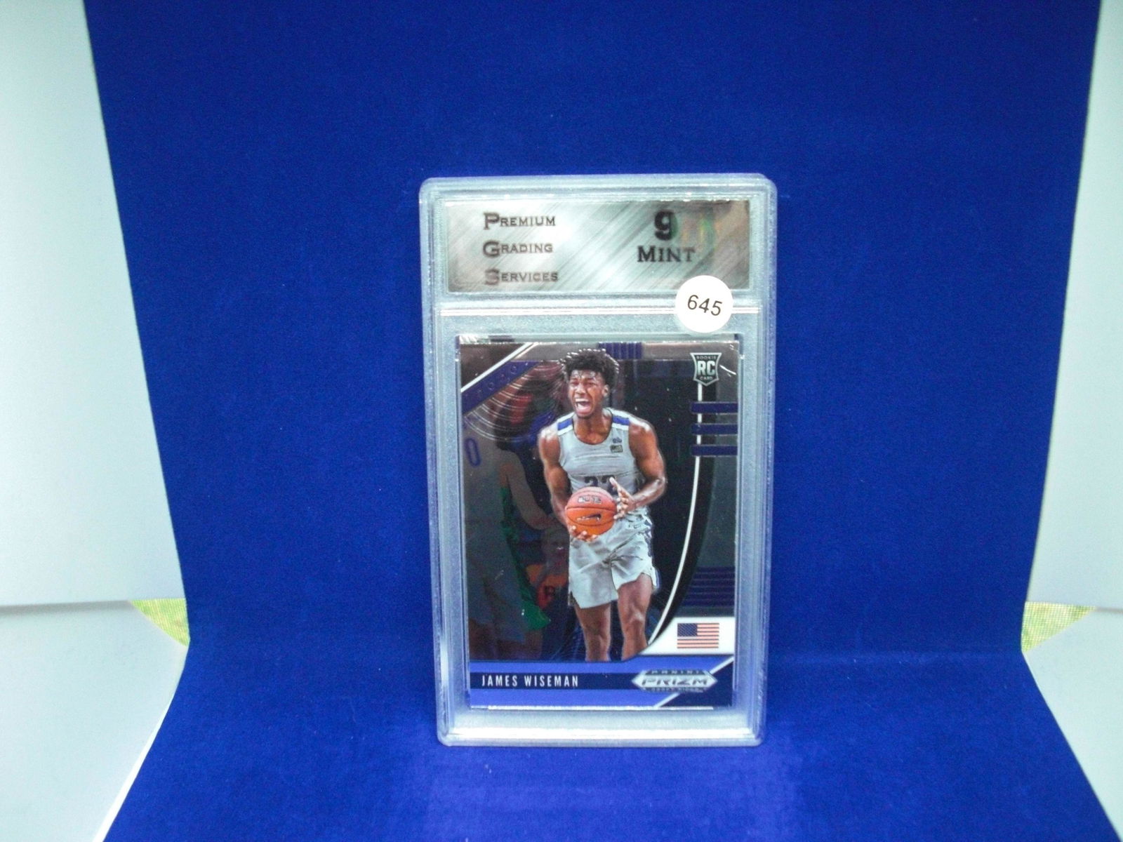 PGS 9 mint James Wiseman rookie card (1 of 1)