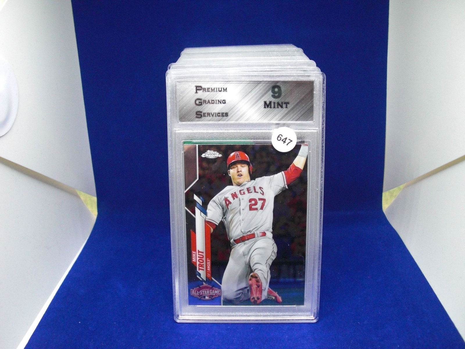 PGS 9 mint 2020 Topps Chrome Mike Trout (1 of 1)