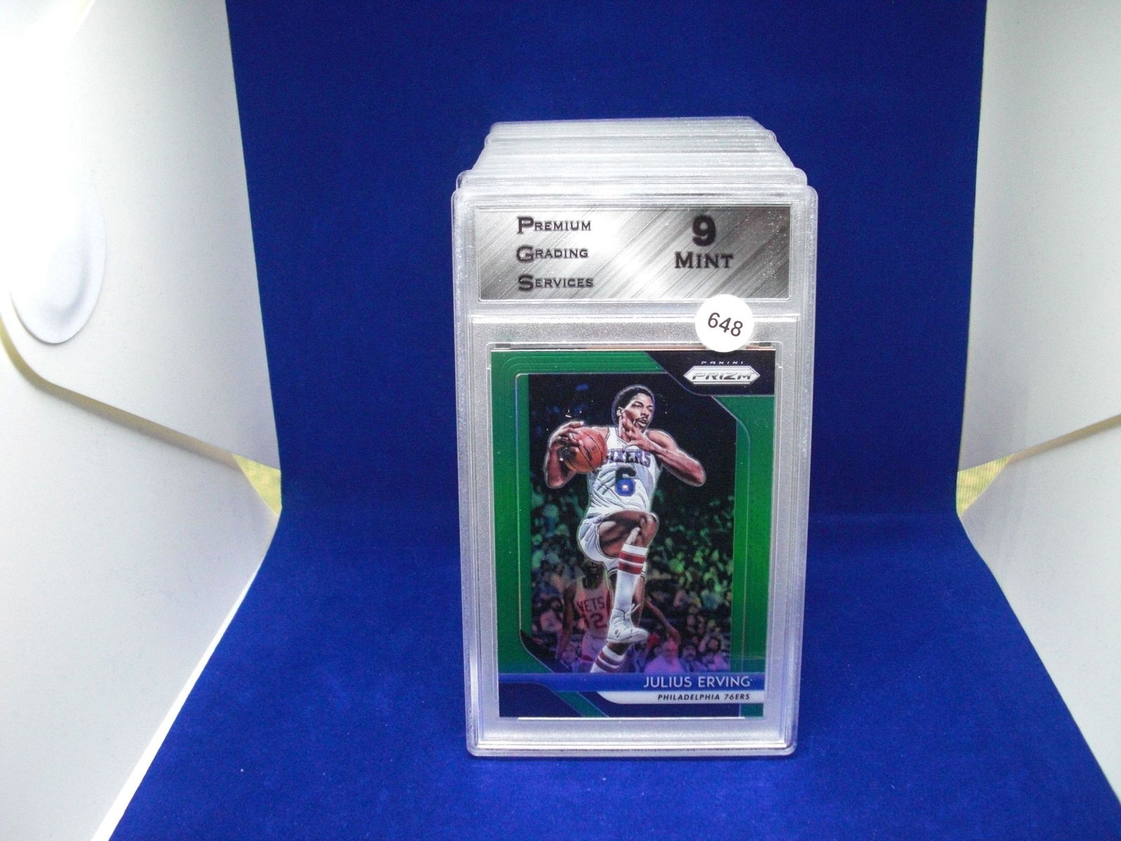 PGS 9 mint Julius erving green prizm (1 of 1)